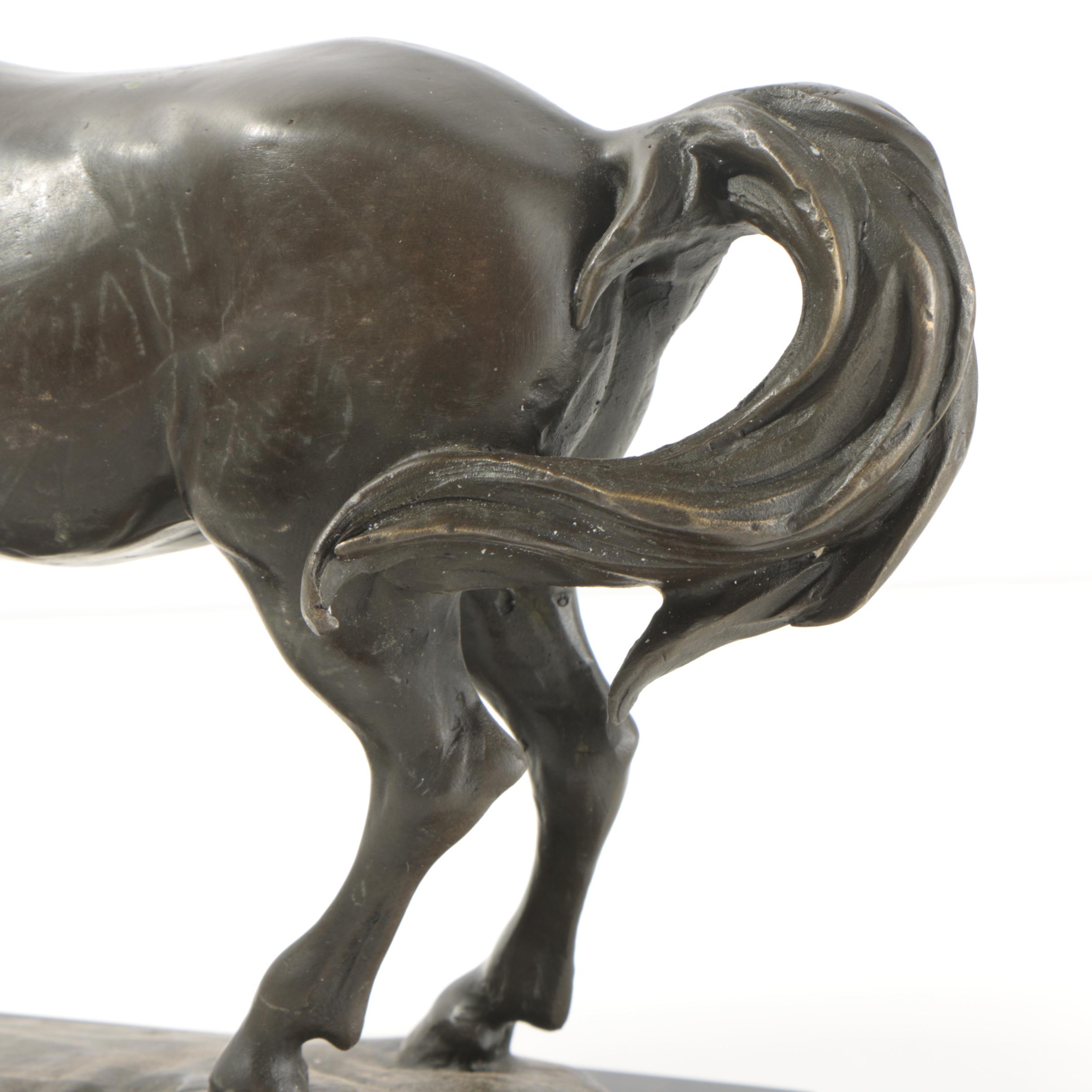 Milo Copper Alloy Horse Sculpture