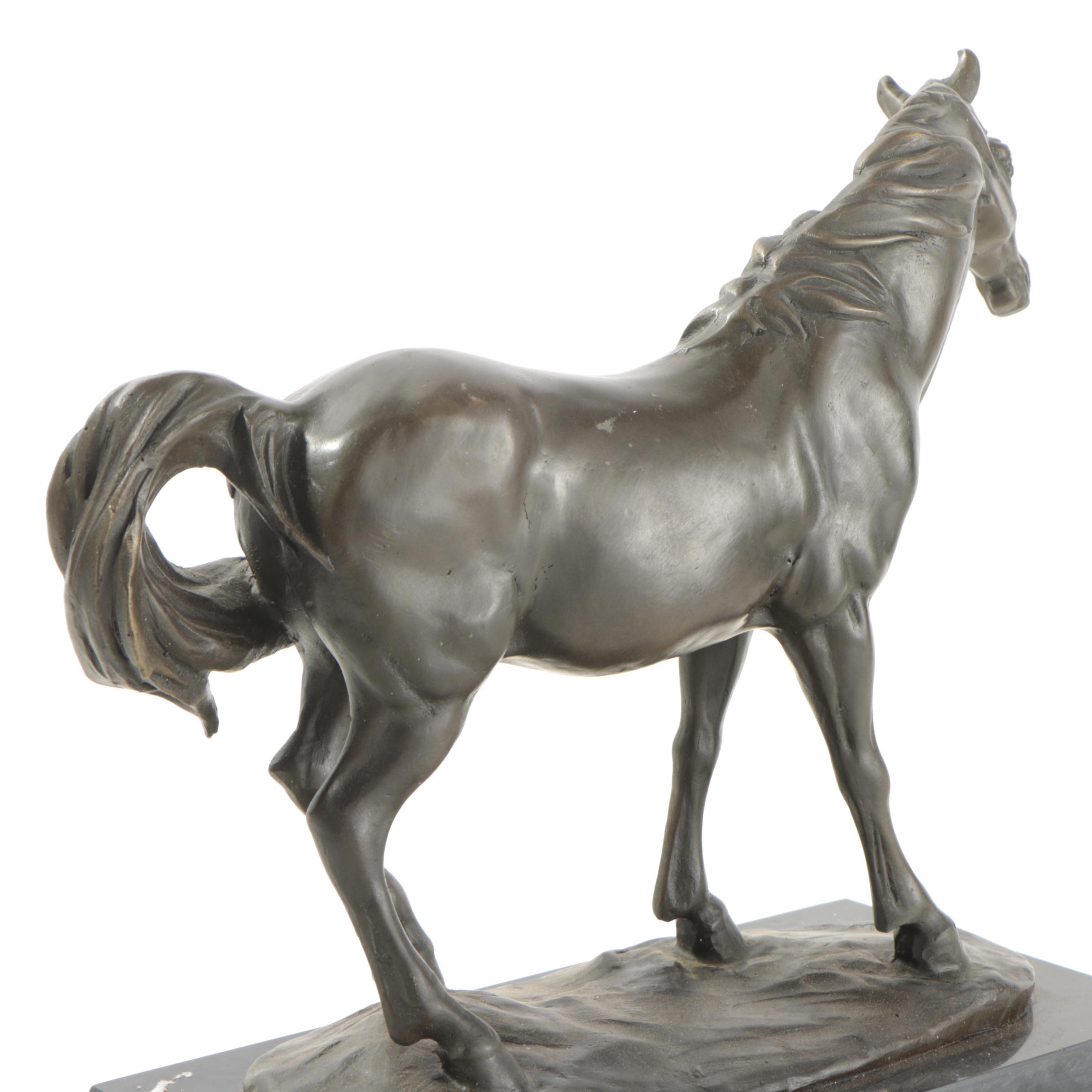 Milo Copper Alloy Horse Sculpture