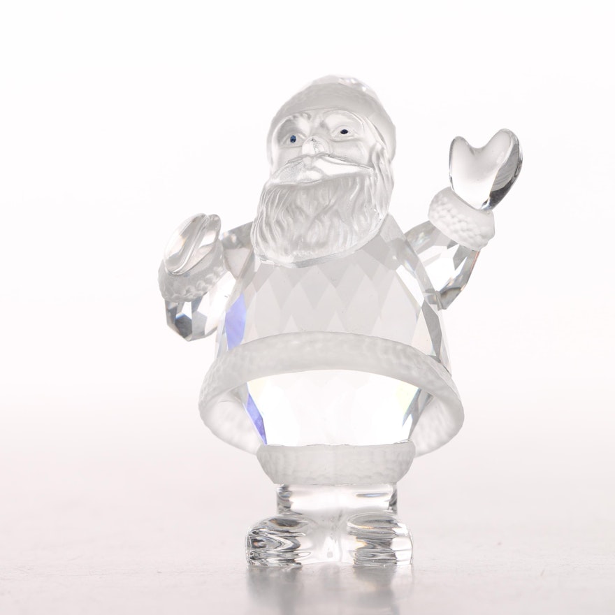 Swarovski Crystal Santa Claus Figurine