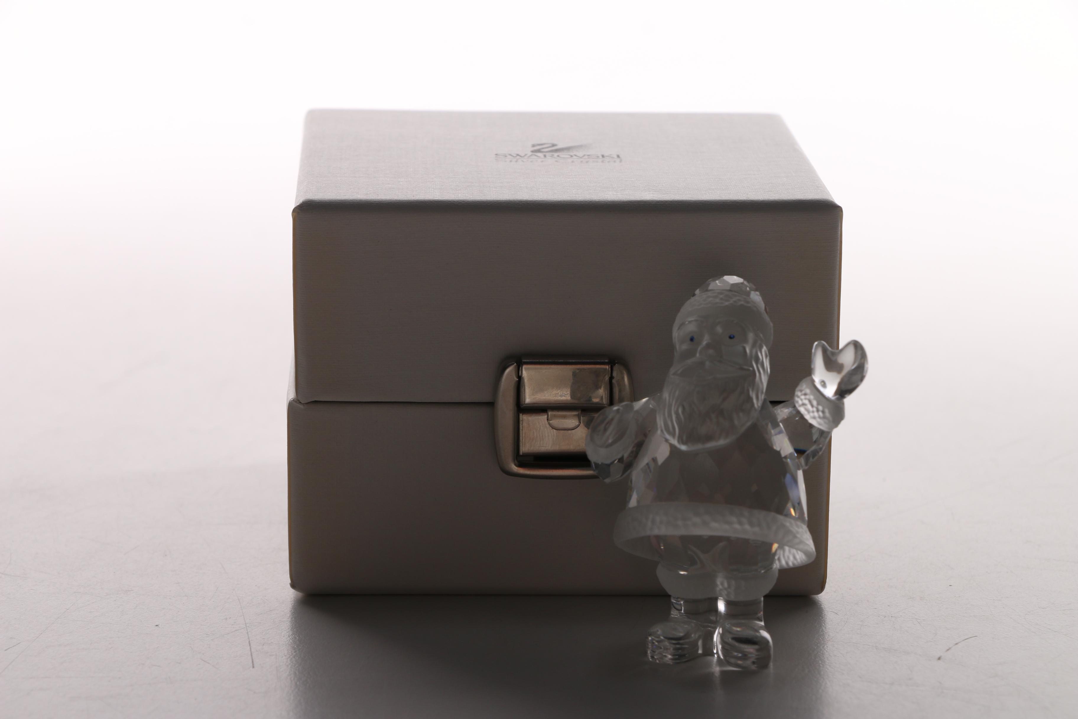 Swarovski Crystal Santa Claus Figurine