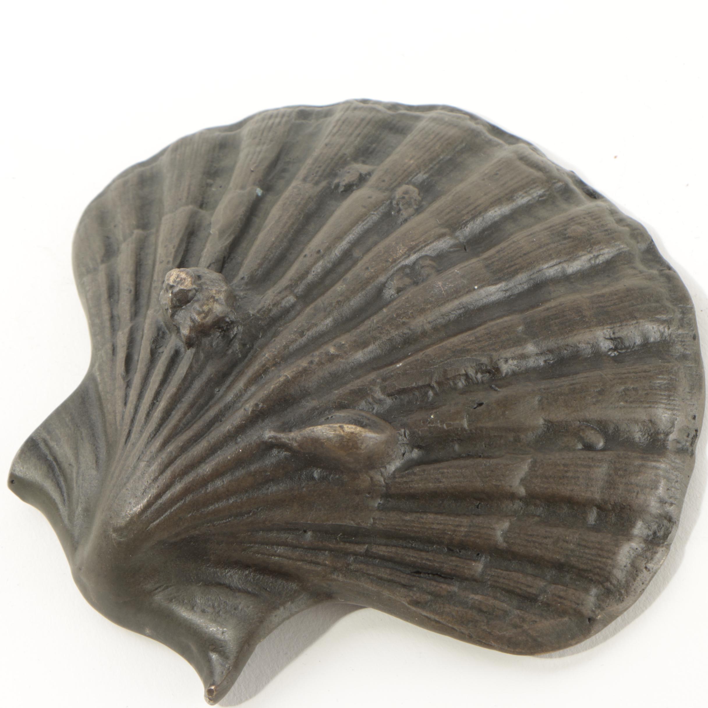 Noel Rabier Brass Sculpture of a Sleeping Baby