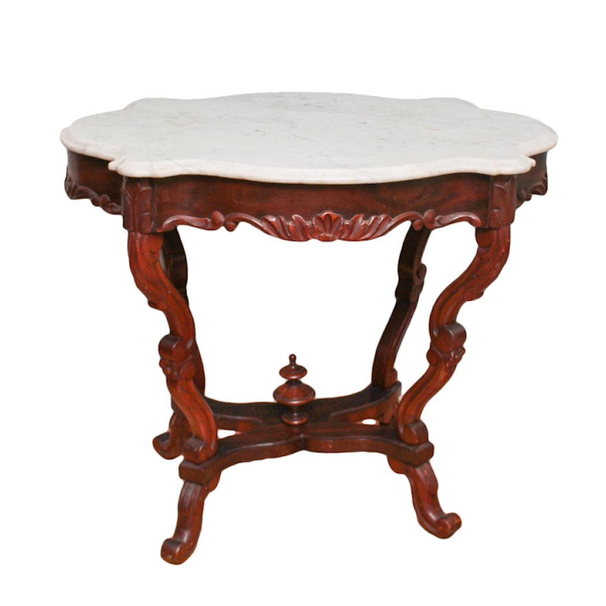 Early Victorian Turtle-Top Table