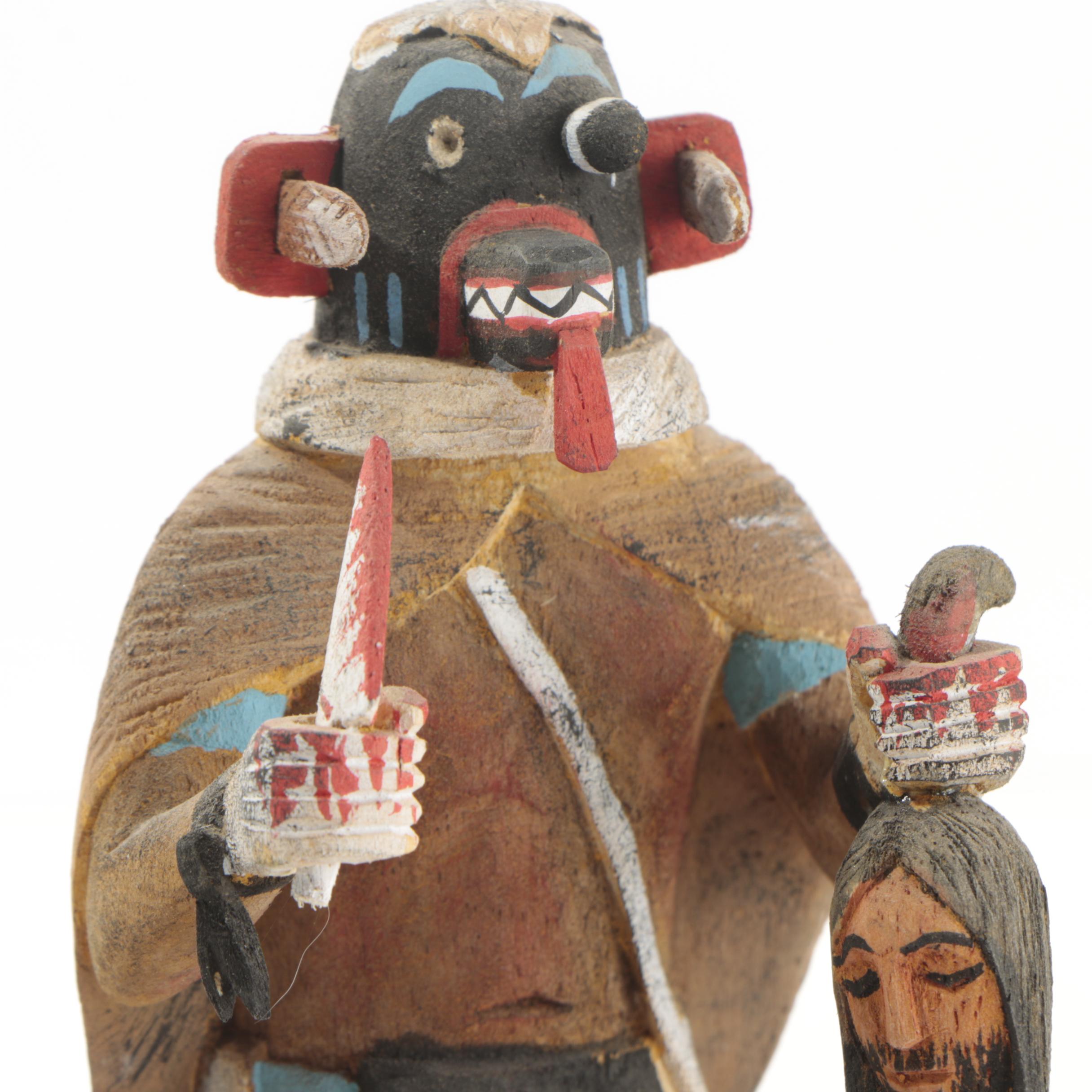 Kachina Wood Doll "Priest Killer"