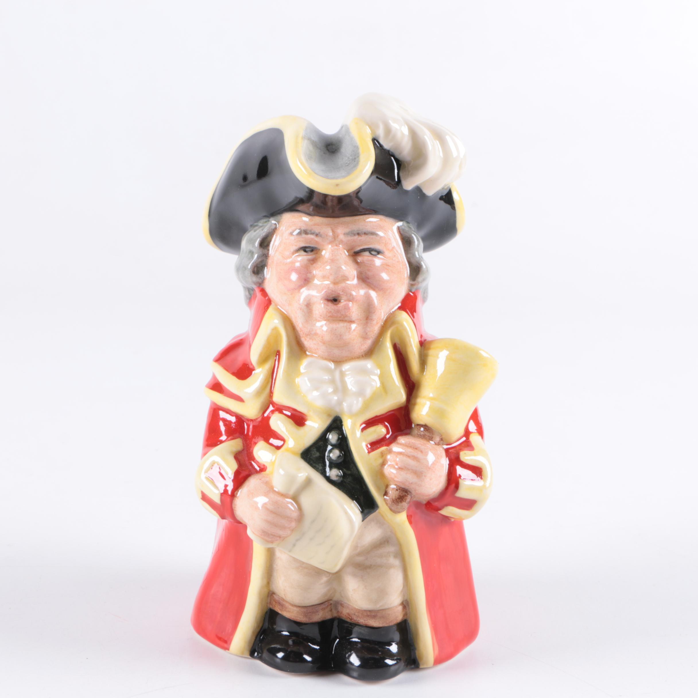Royal Doulton "Town Crier" D6920 Toby Character Jug