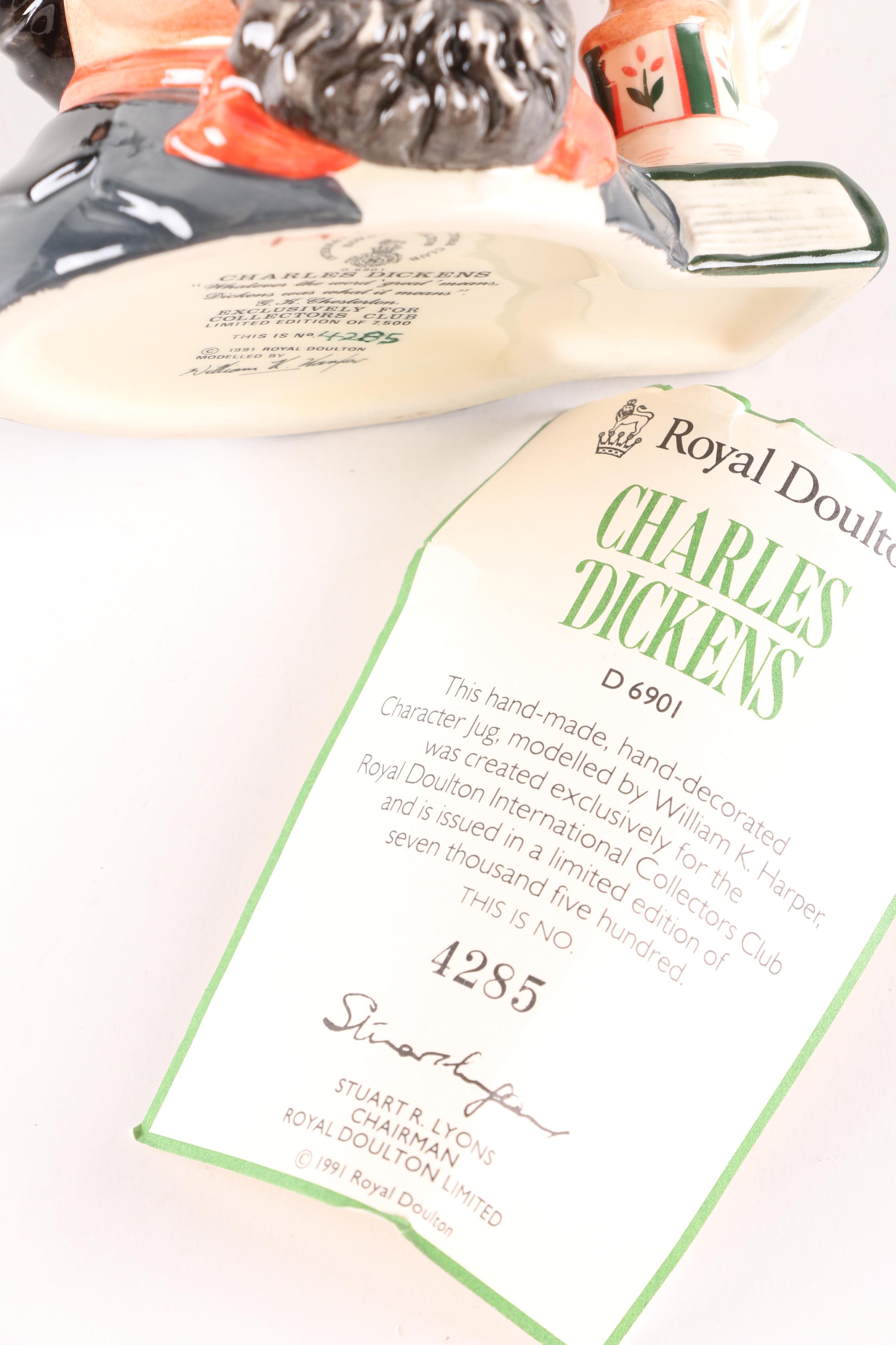 1991 Royal Doulton "Charles Dickens" Character Mug