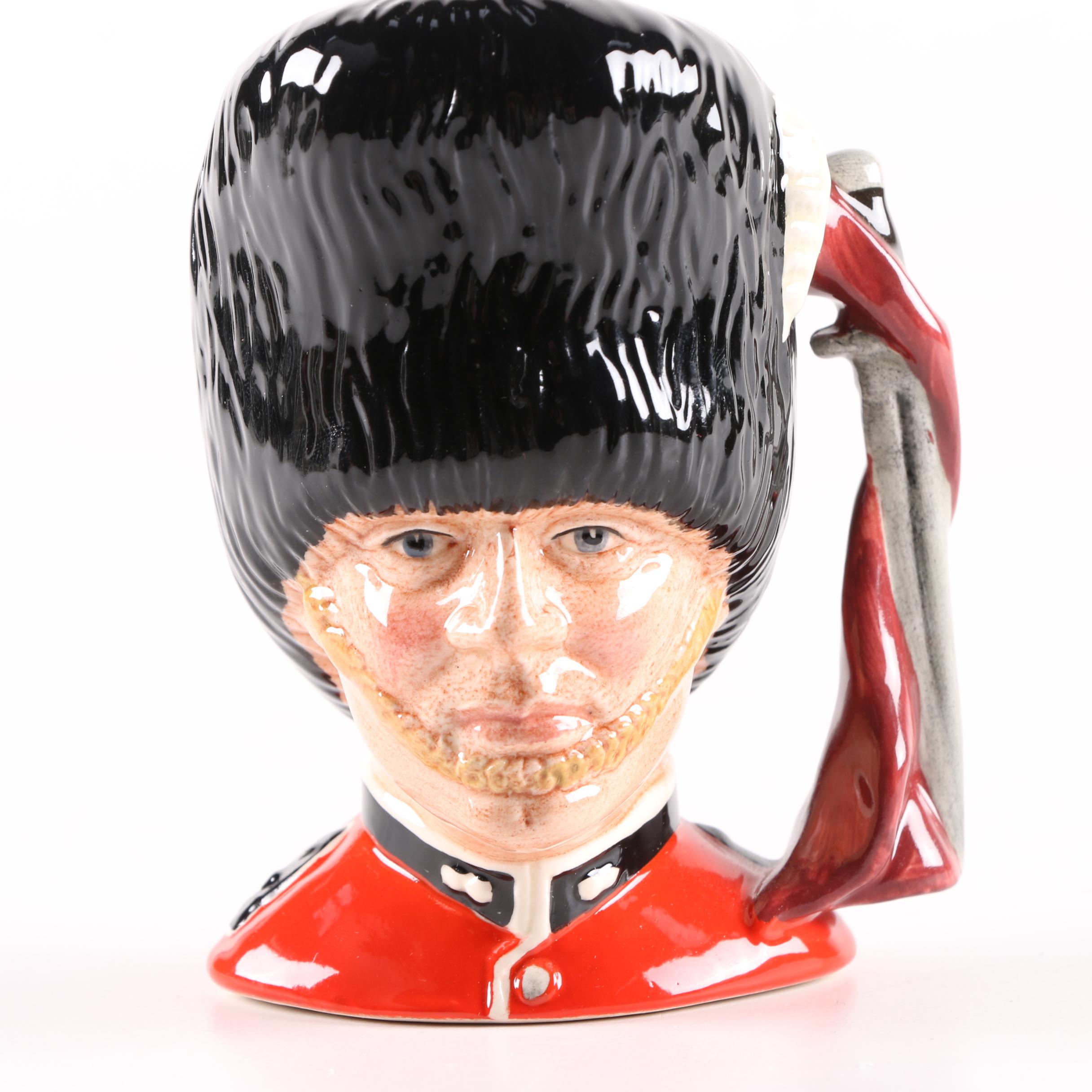 1986 Royal Doulton "The Guardsman" Character Mug