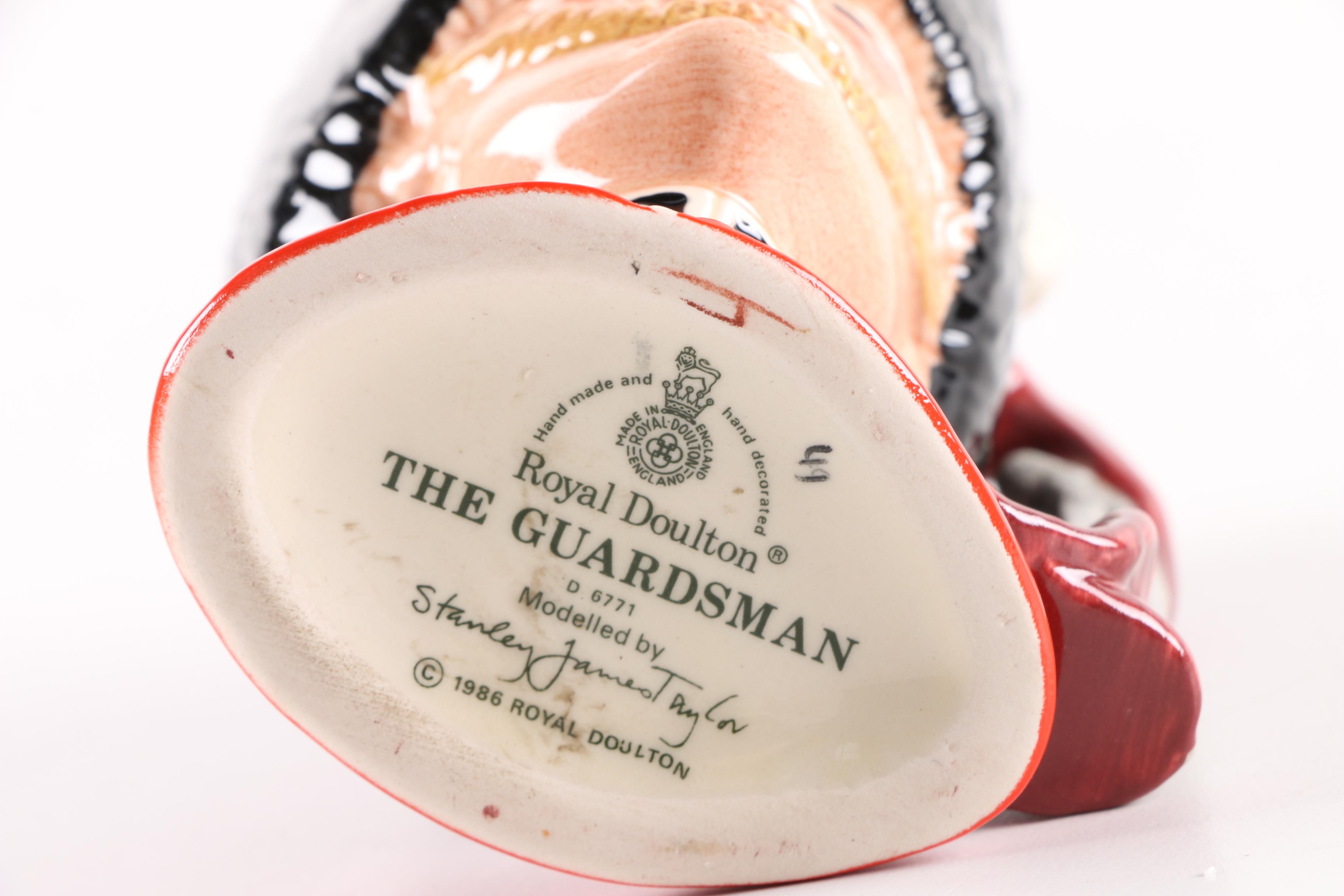 1986 Royal Doulton "The Guardsman" Character Mug