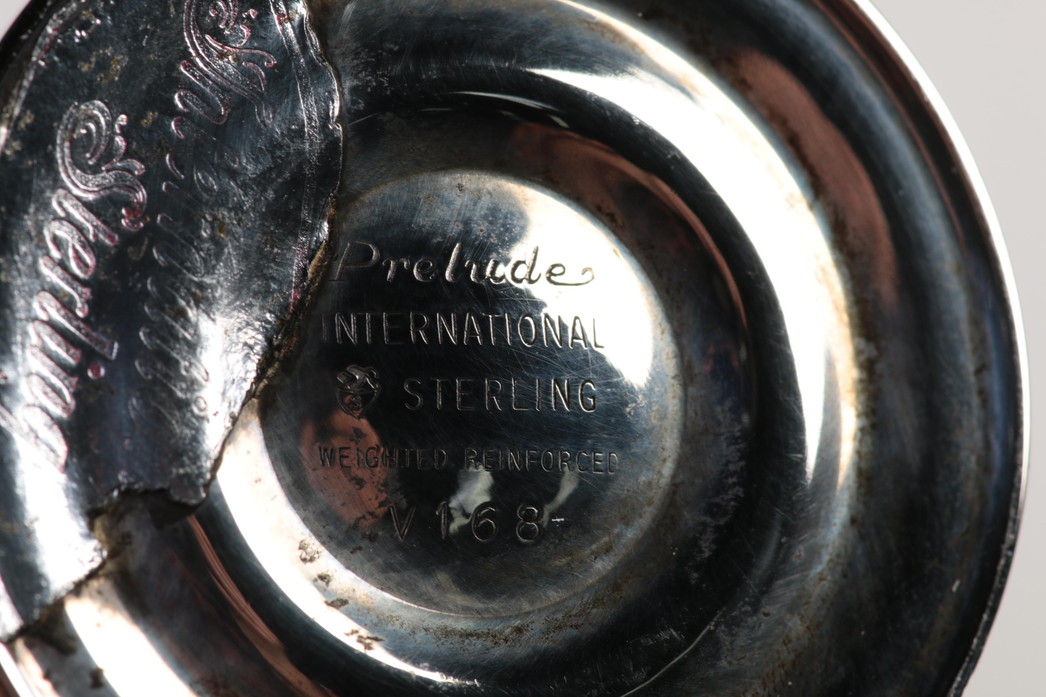 International Silver "Prelude" and Towle Weighted Sterling Silver Bud Vases