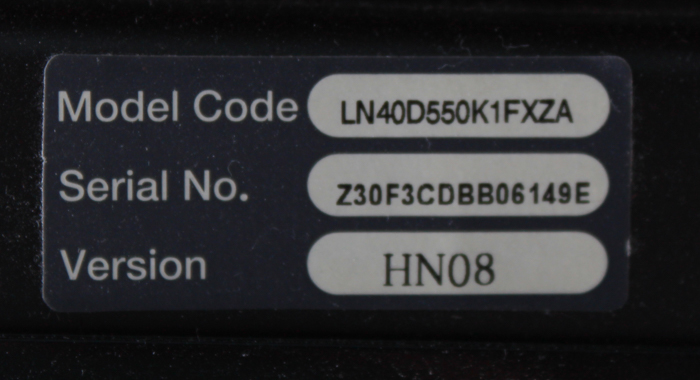 Samsung 40" LCD HDTV