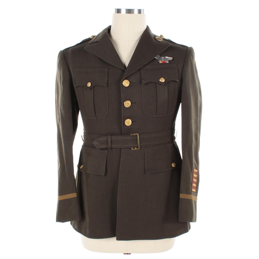 World War II US Army Air Force Officer's Winter Service Uniform Jacket