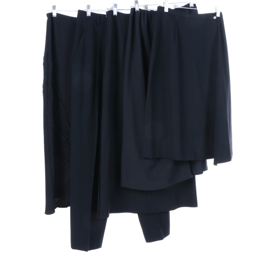 Black Skirts and Pants Including DKNY and Calvin Klein