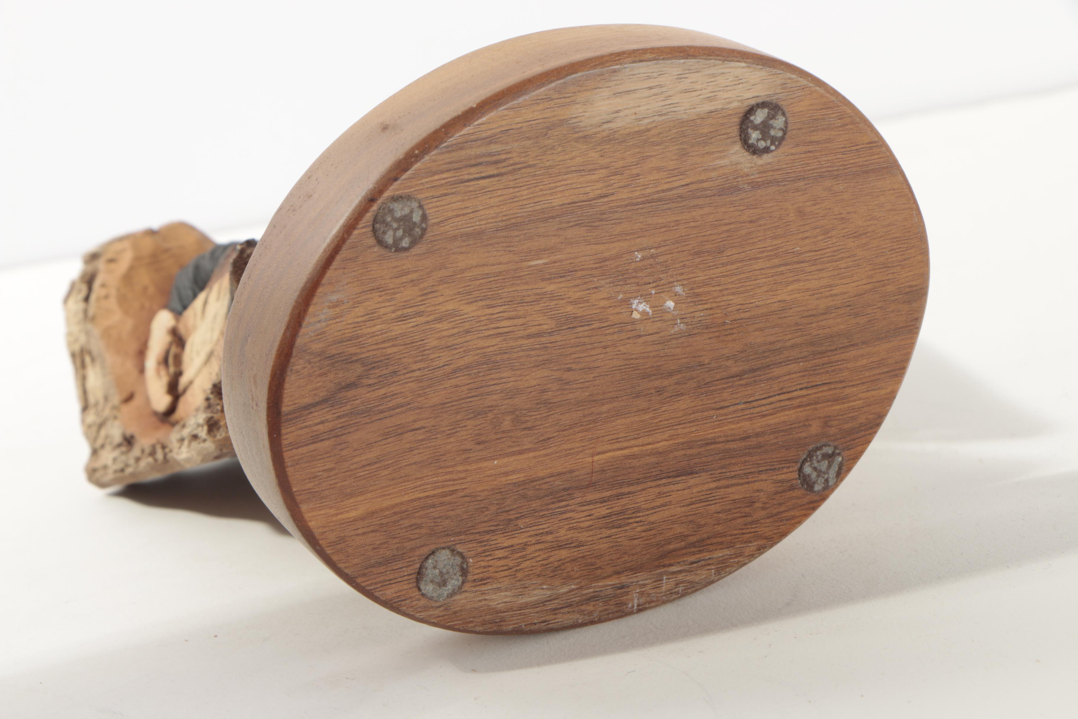 Neil J. Rose Wooden Sculptures "Running Bear" & "The Storyteller"