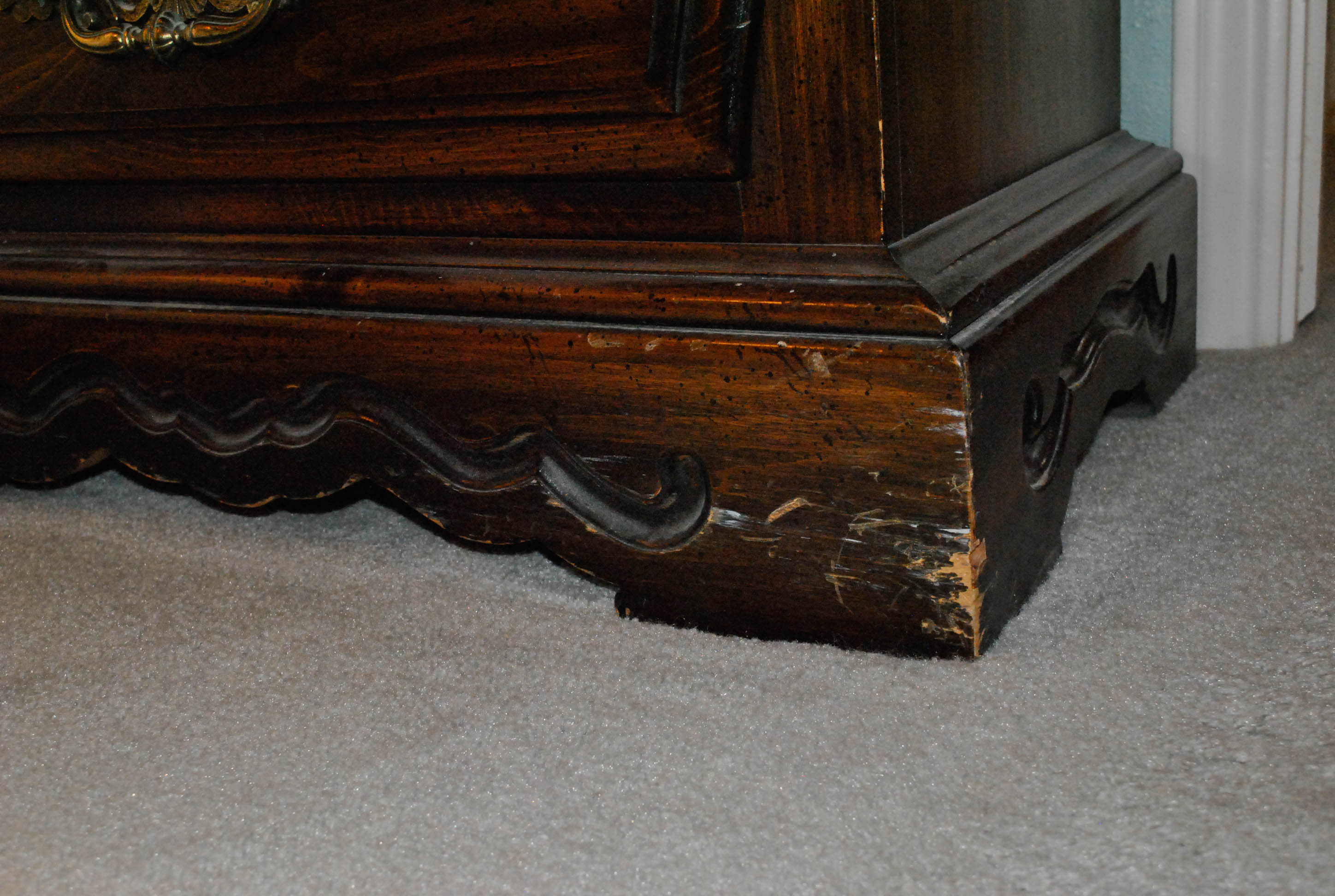 Mid-Century Pine Nightstand
