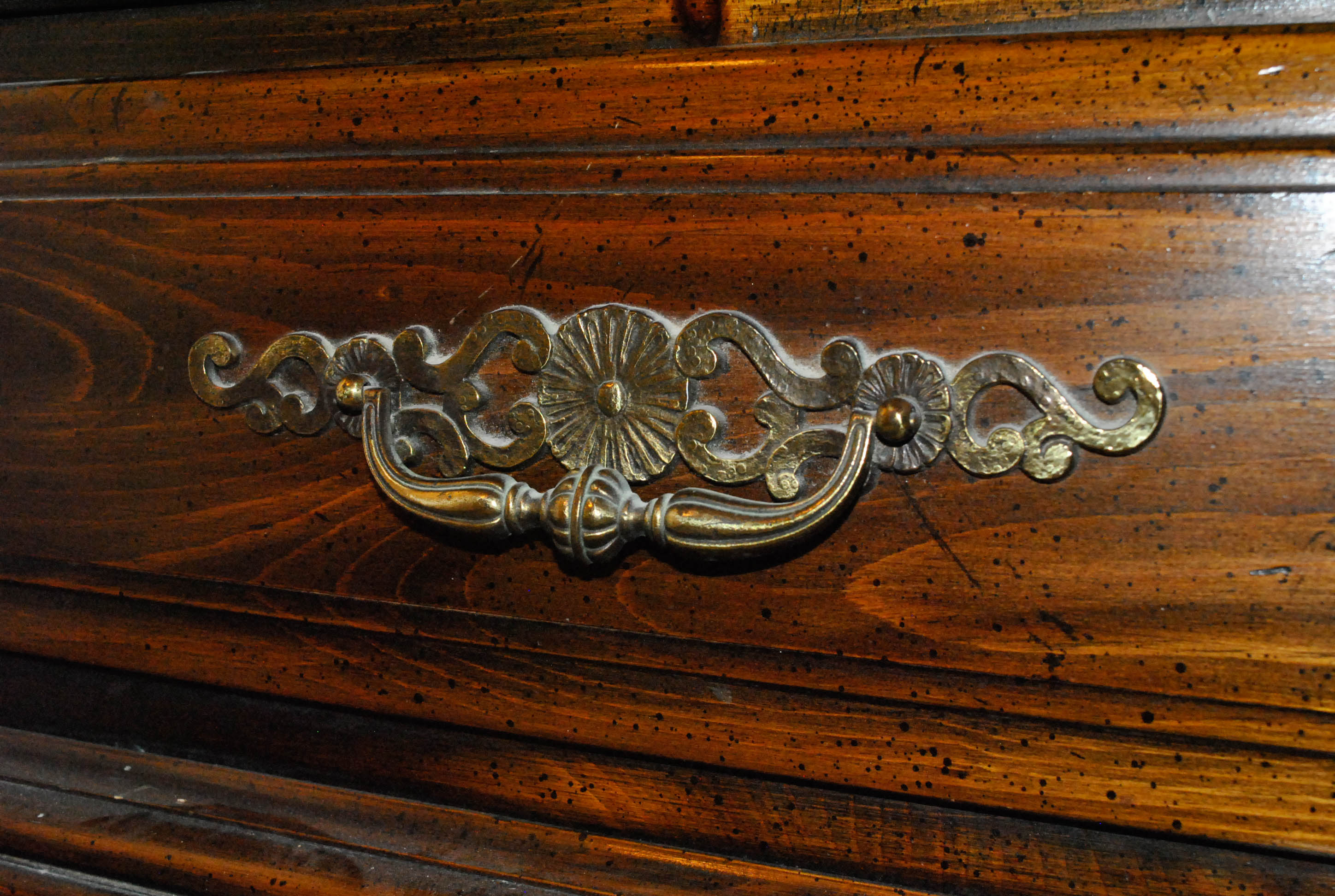 Mid-Century Pine Nightstand