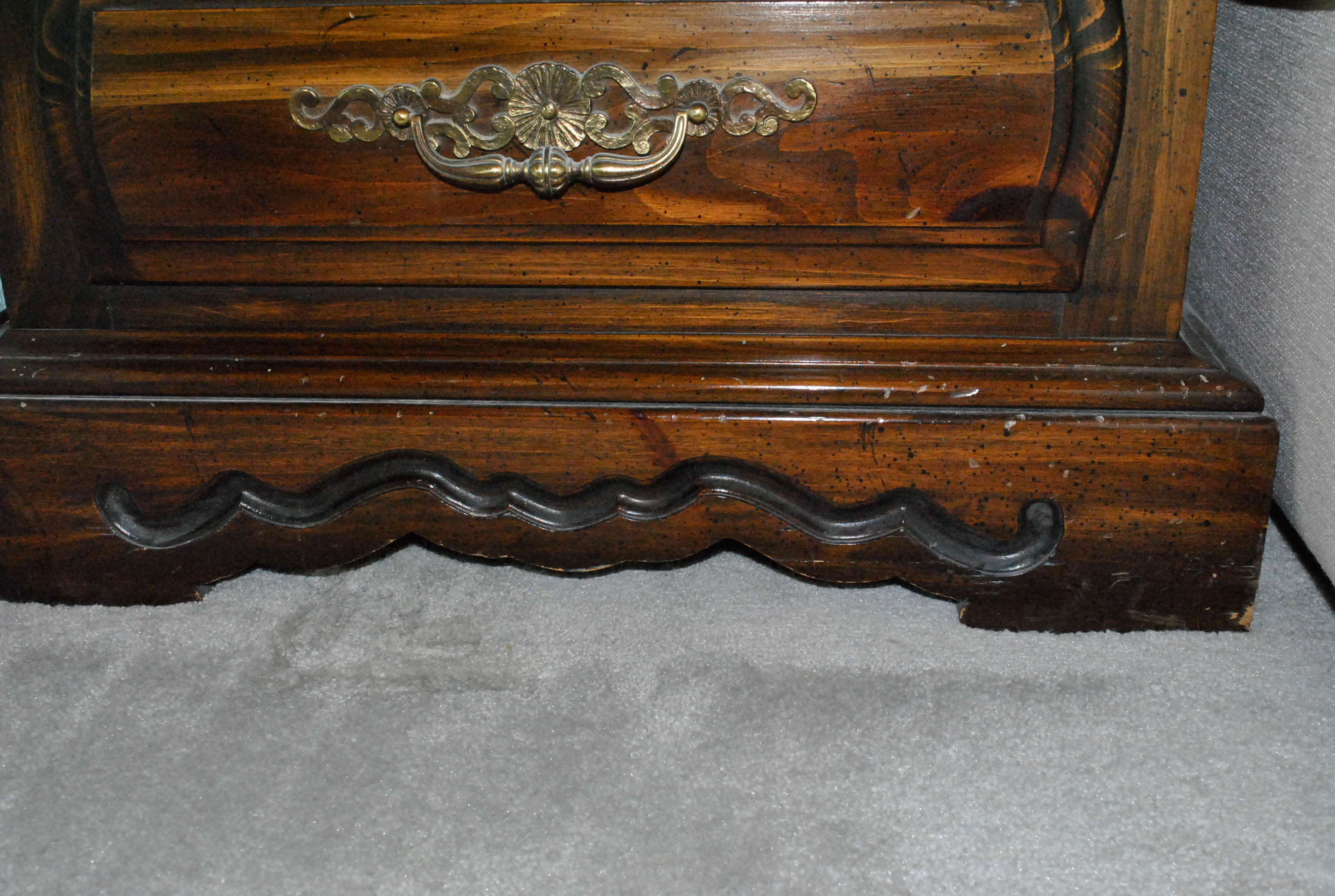 Mid-Century Pine Nightstand