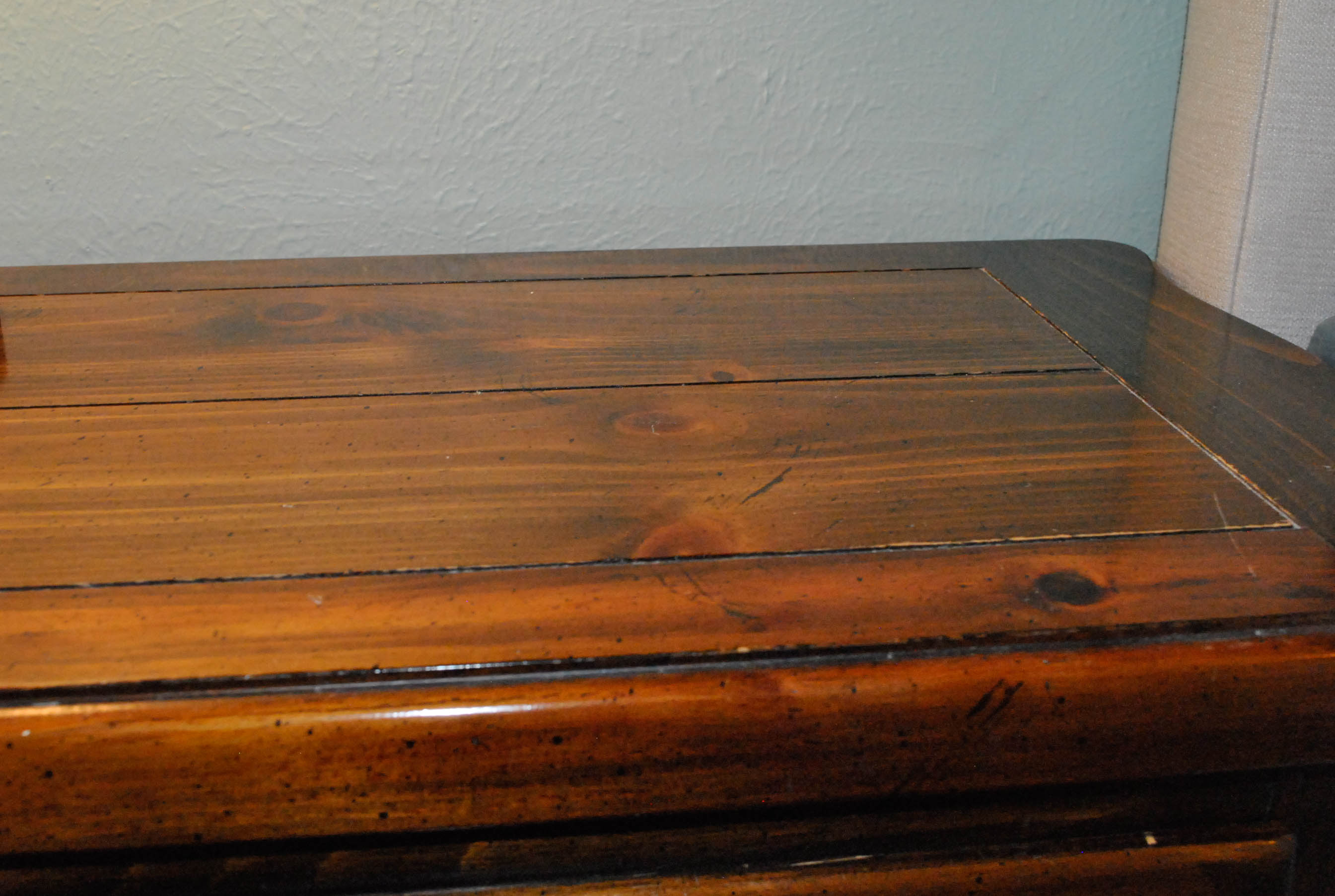 Mid-Century Pine Nightstand