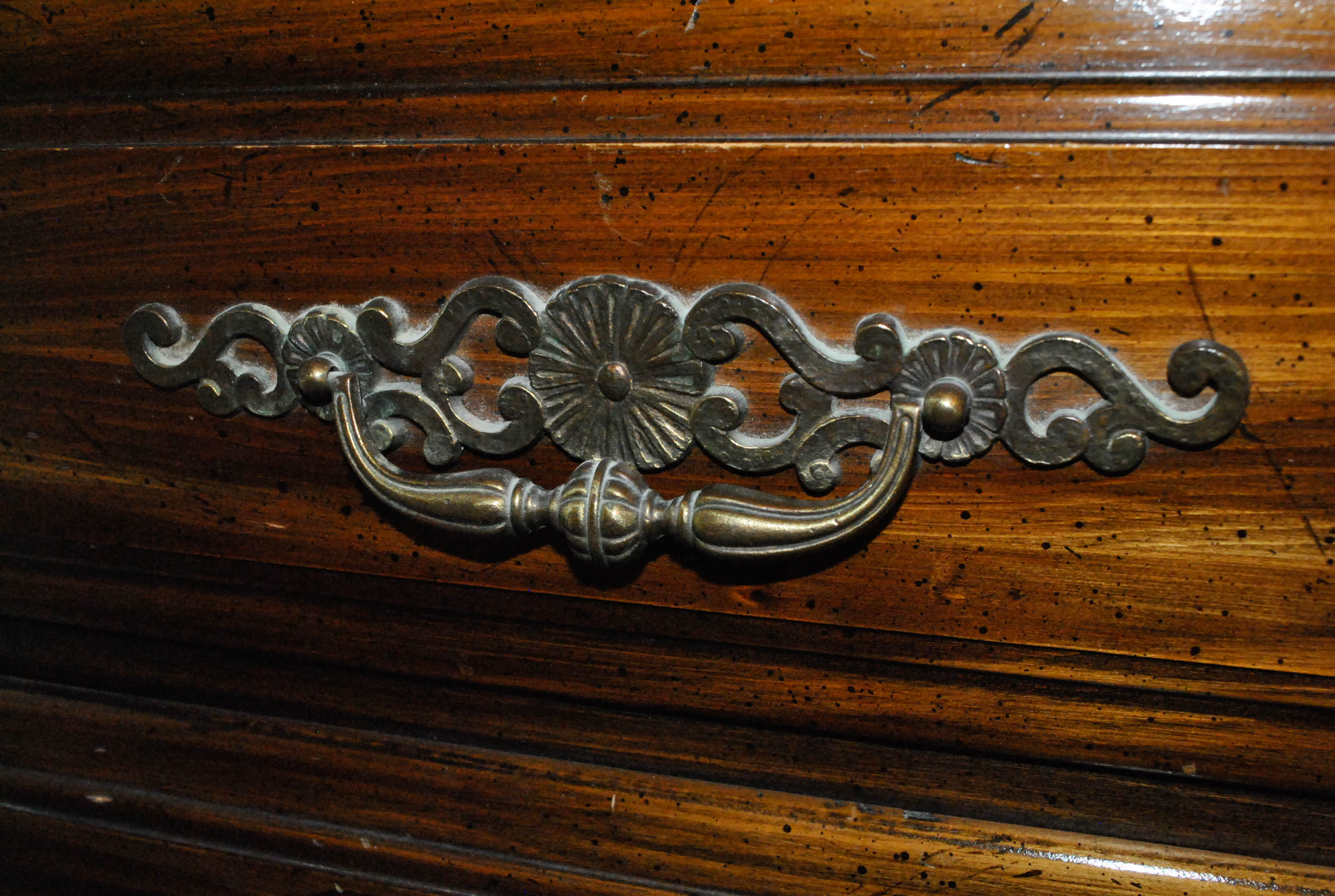 Mid-Century Pine Nightstand