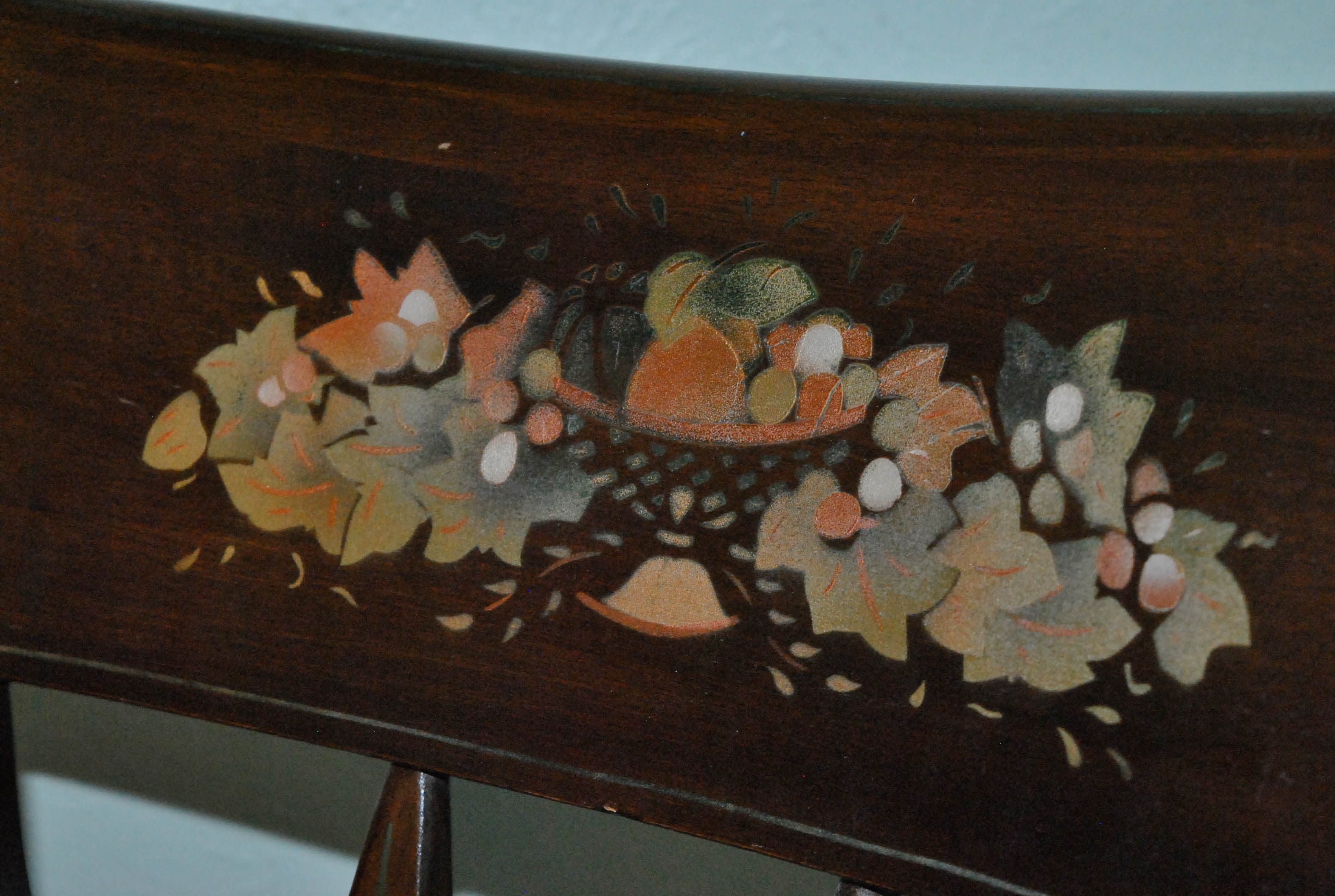 Vintage Colonial Style Maple Rocking Chair