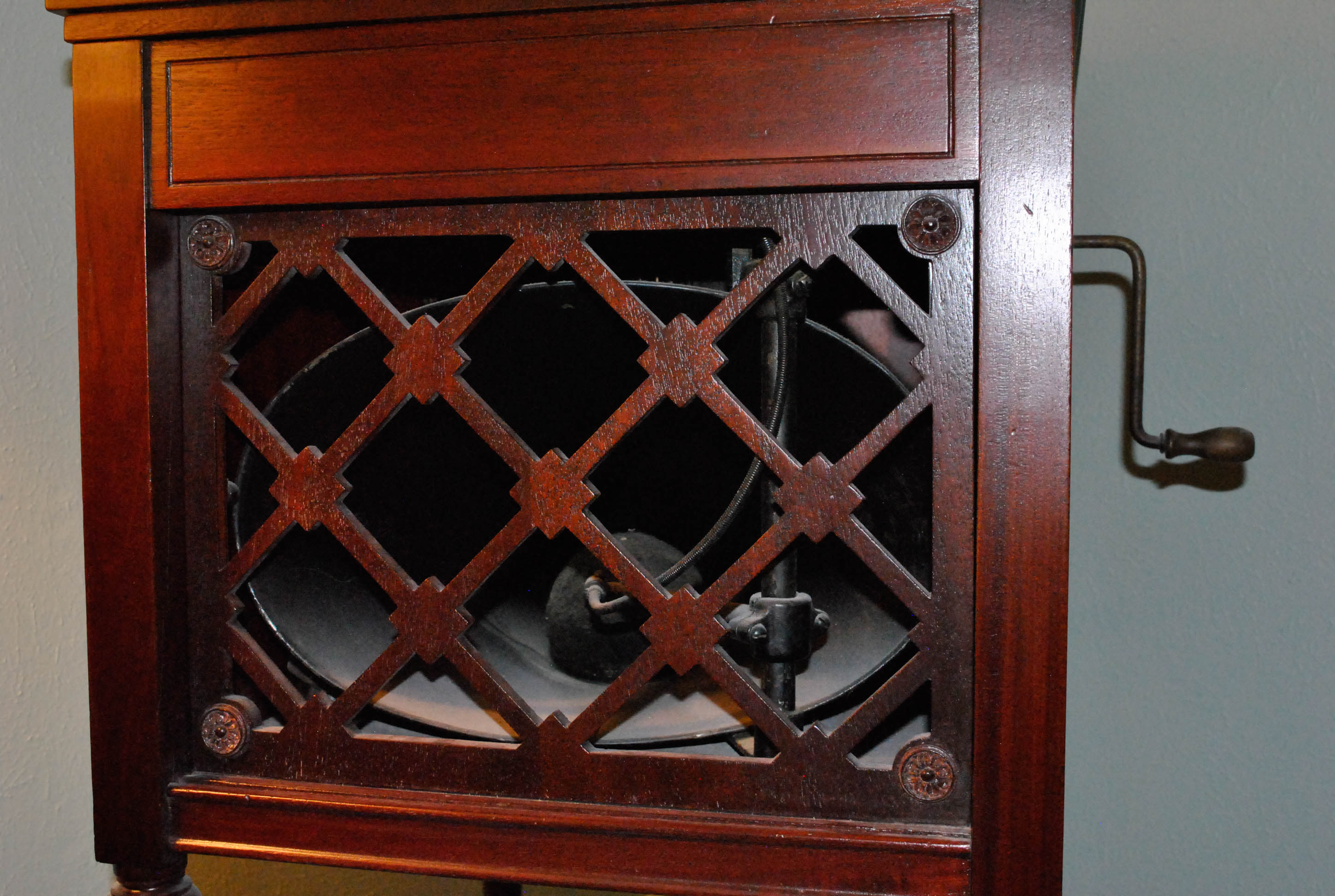 Vintage Mahogany Victrola