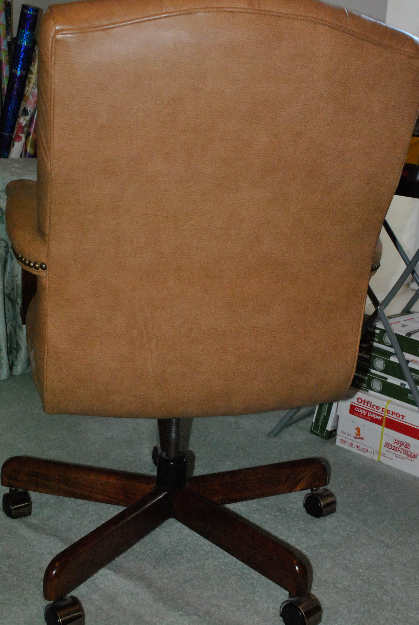 Faux Leather Office Chair