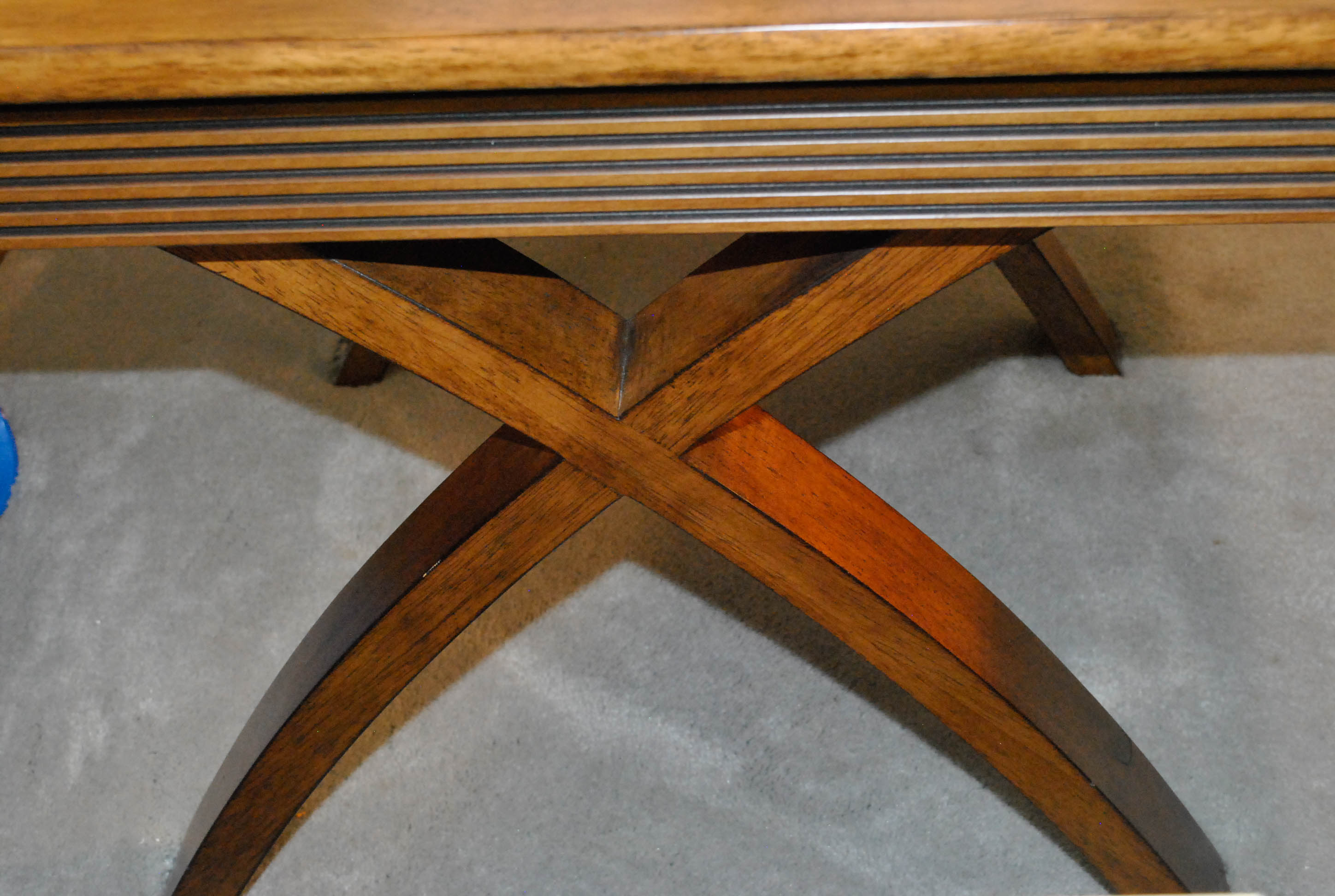 Wooden X- Base Side Table