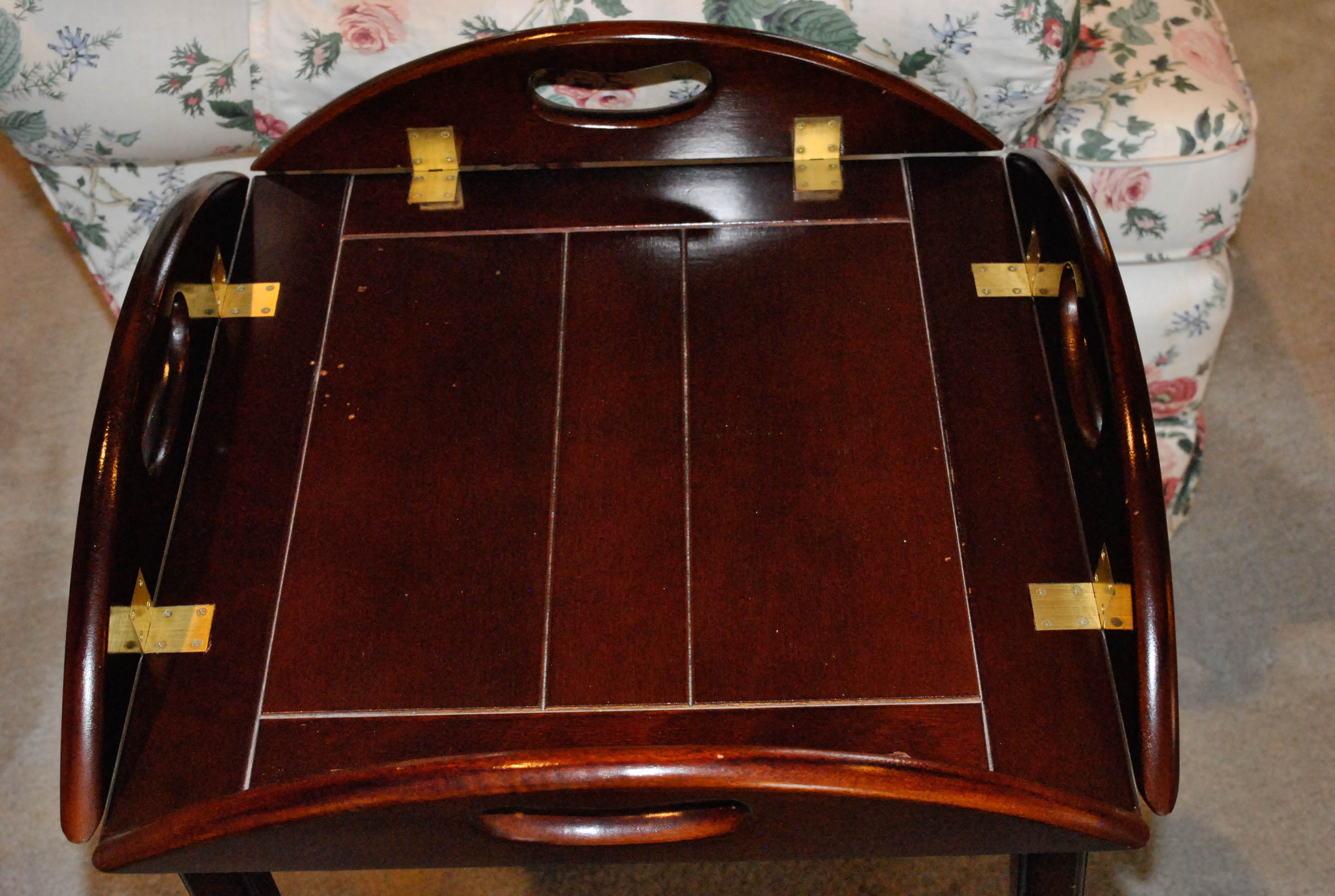 Butler's Tray Wooden Side Table
