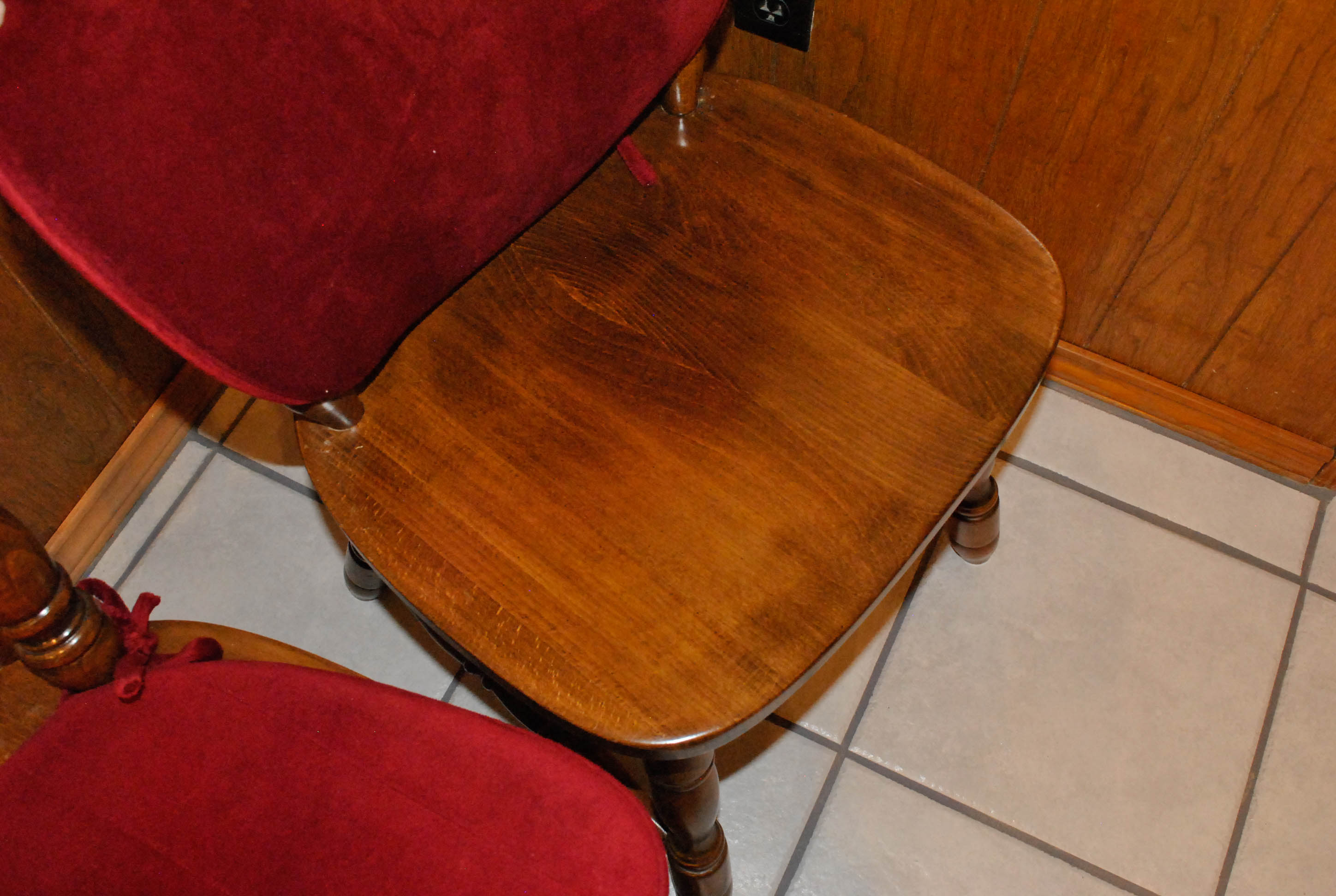 Early American Style Maple Side Chairs