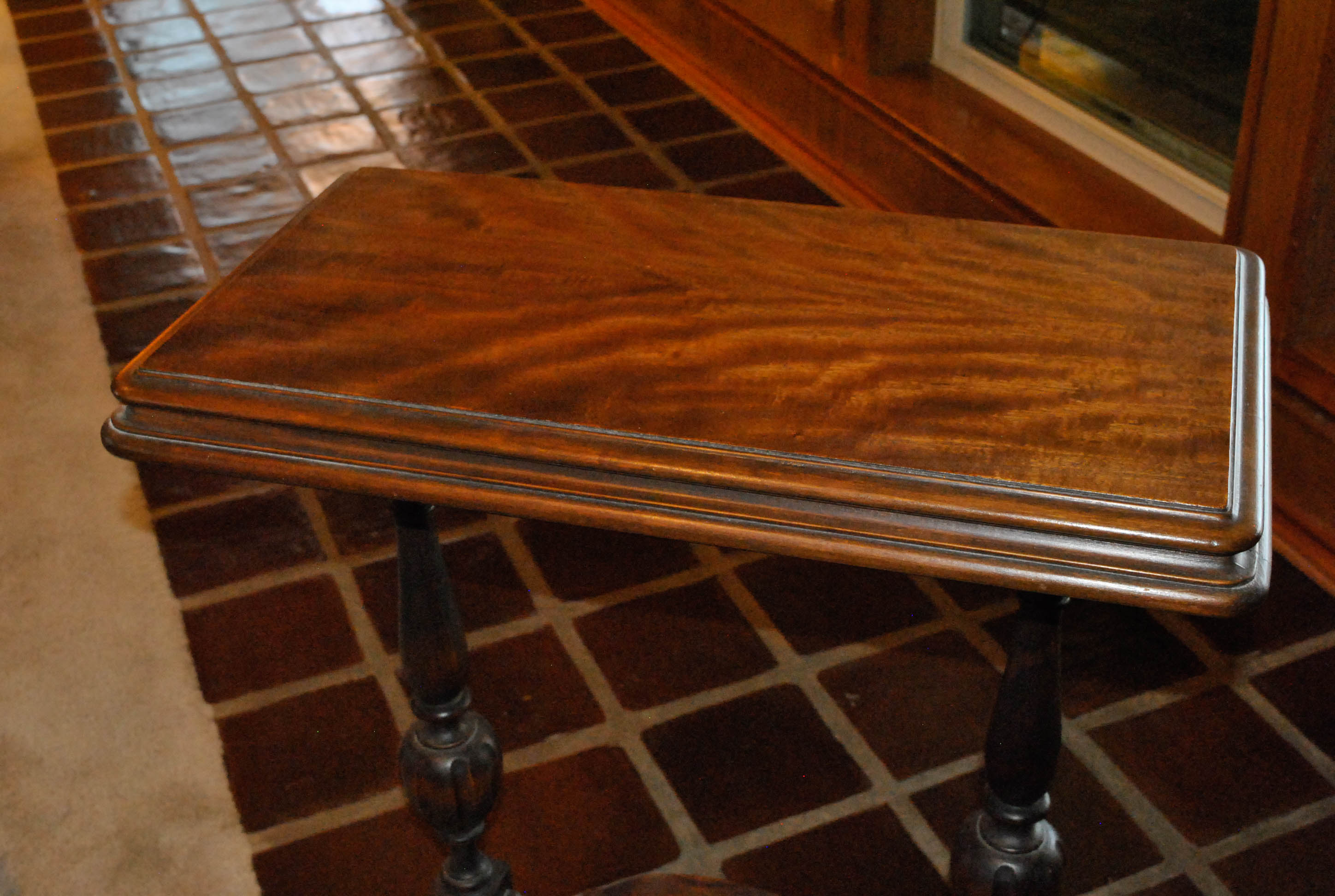 Vintage Jacobean Style Walnut Side Table