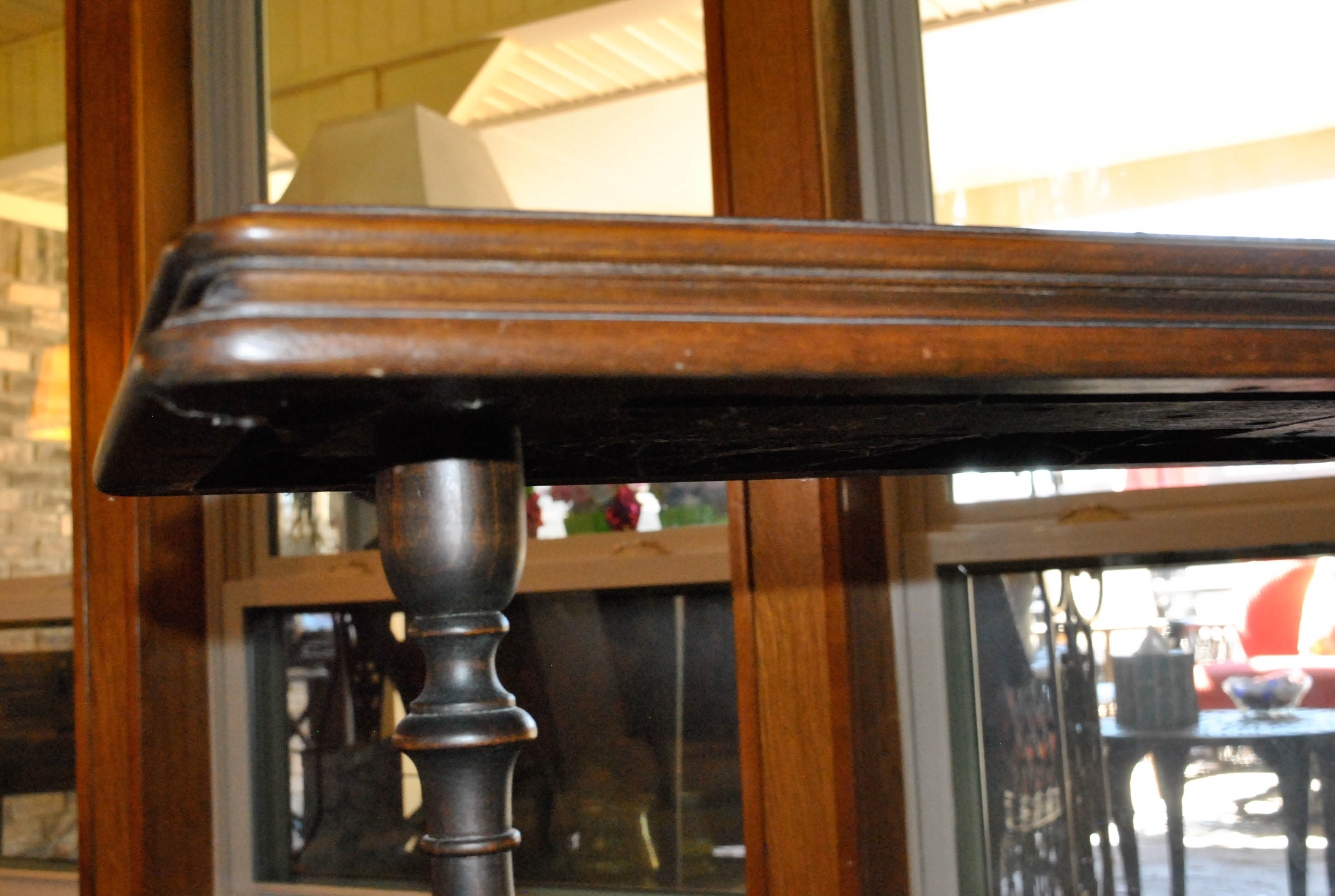 Vintage Jacobean Style Walnut Side Table