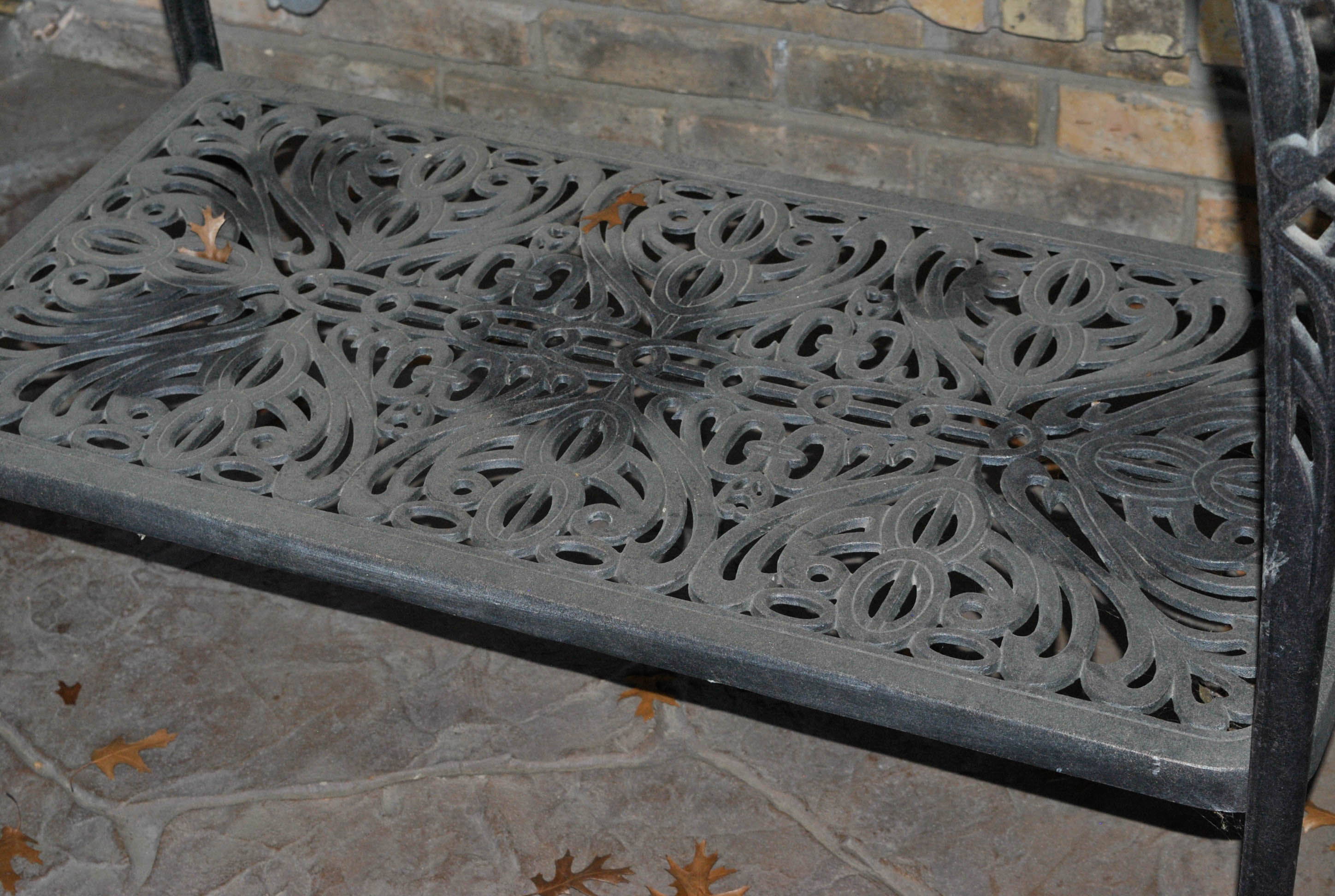 Metal Patio Console Table