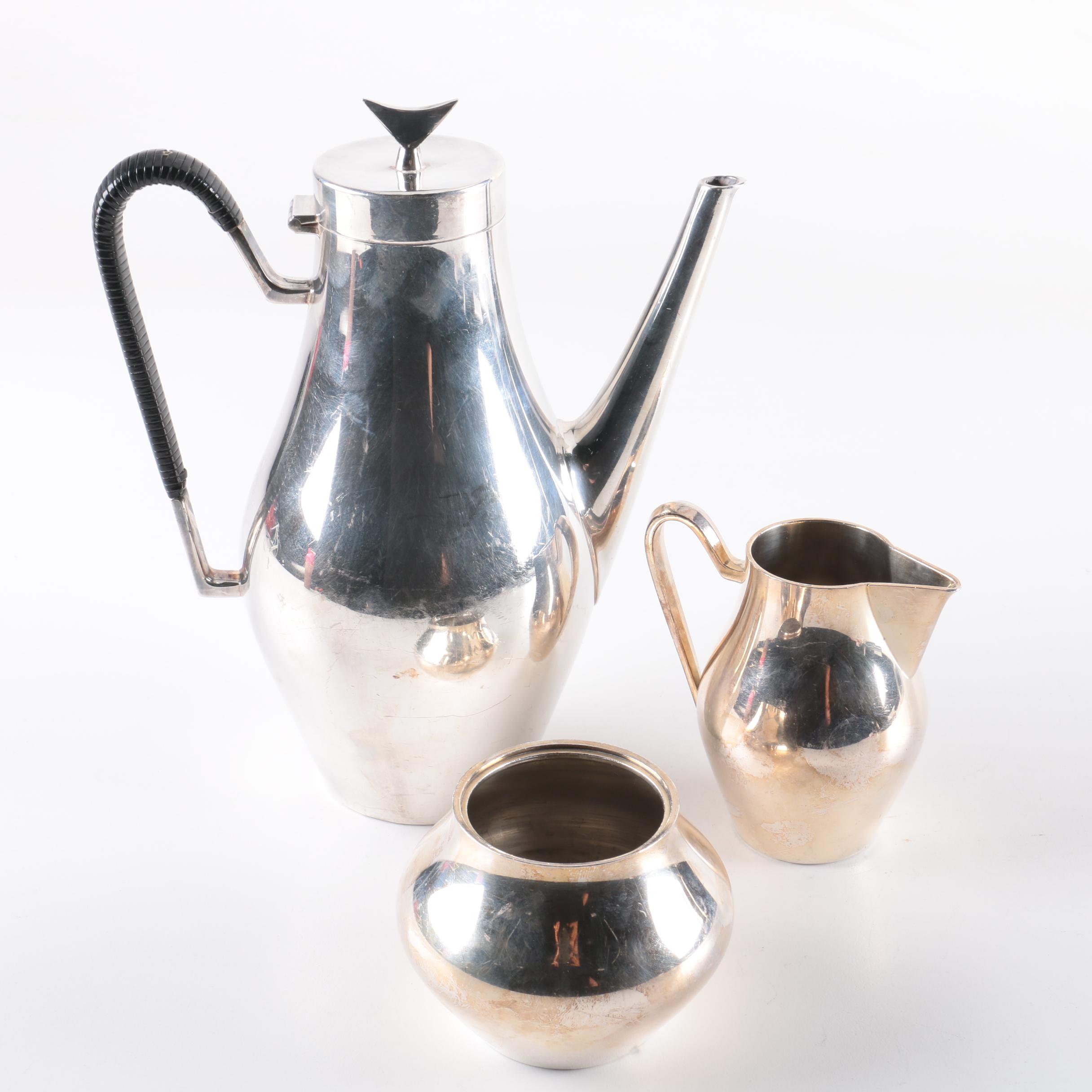 Reed & Barton John Prip's "Denmark" Mid-Century Modern Coffee Set