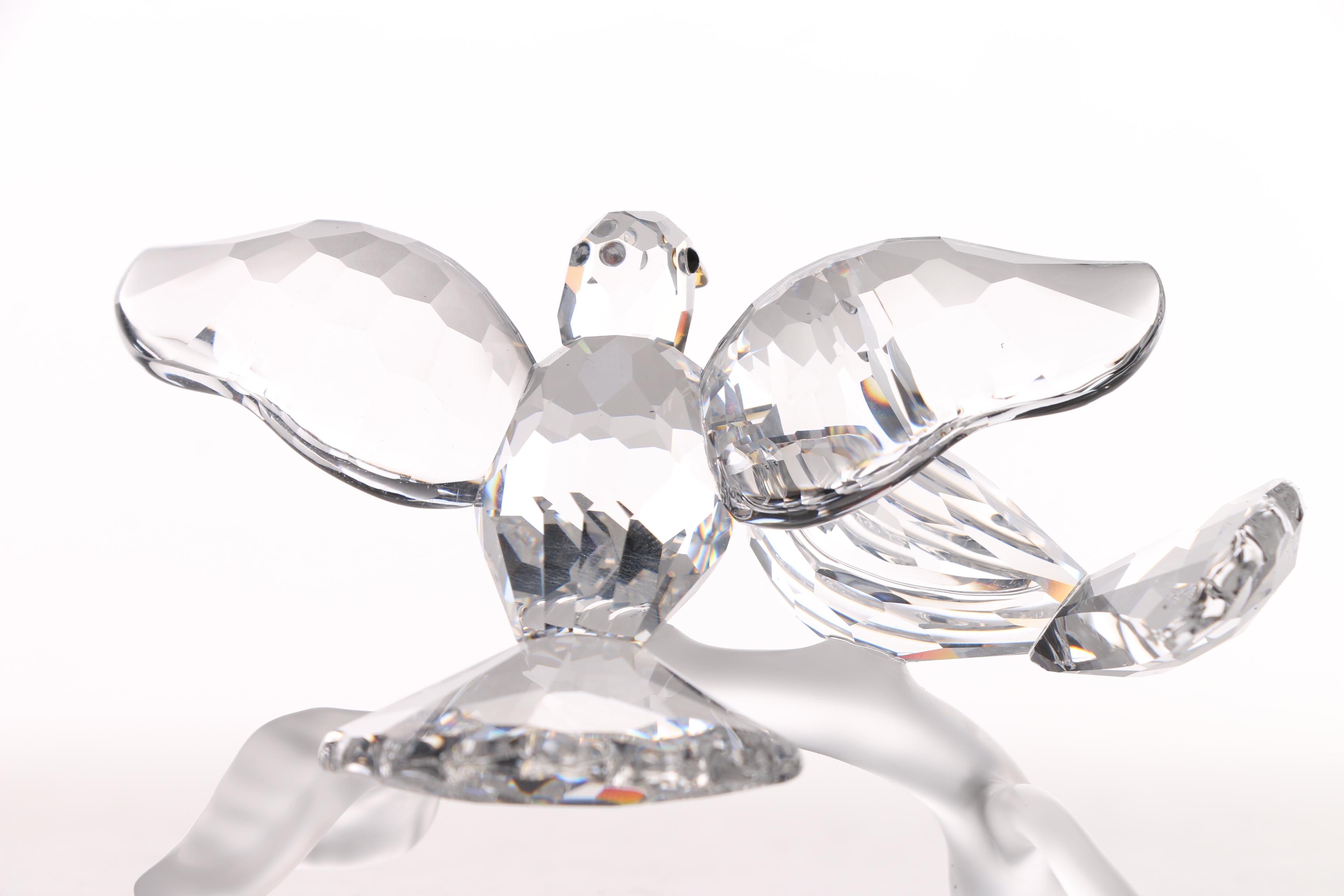 Swarovski Crystal "Turtle Doves" Figurine