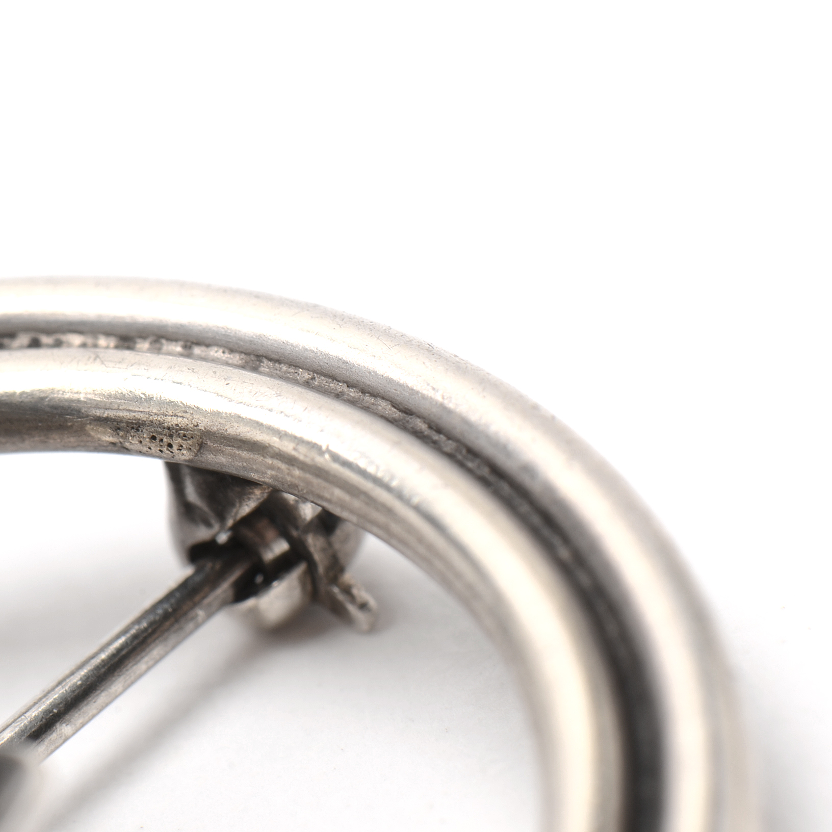 Georg Jensen Hand Wrought Sterling Silver Brooch