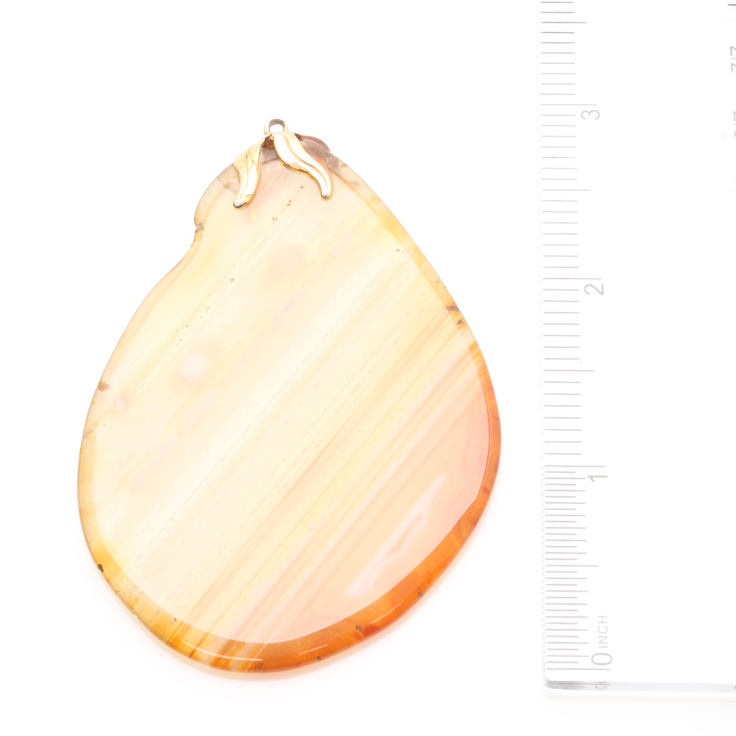 Agate and Druzy Pendants, Beaded Necklace and Belt