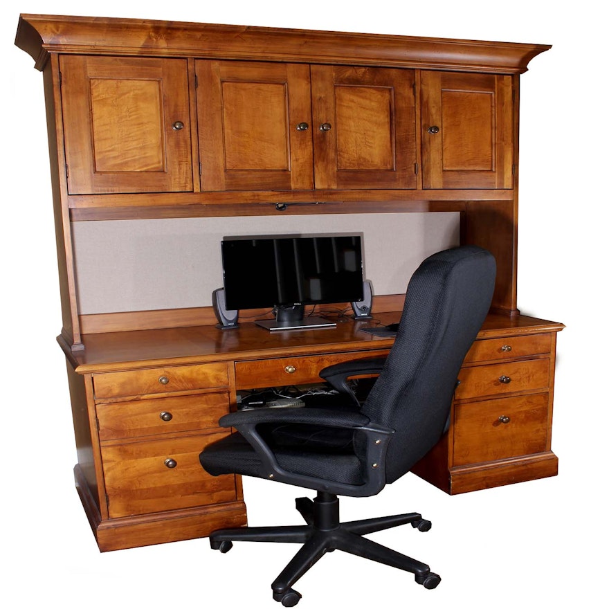 Romweber Two Piece Desk and Executive Office Chair