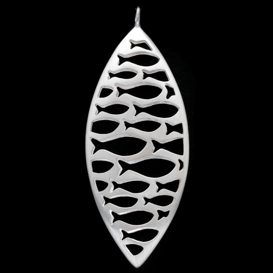 Bastian Sterling Silver Fish Pendant