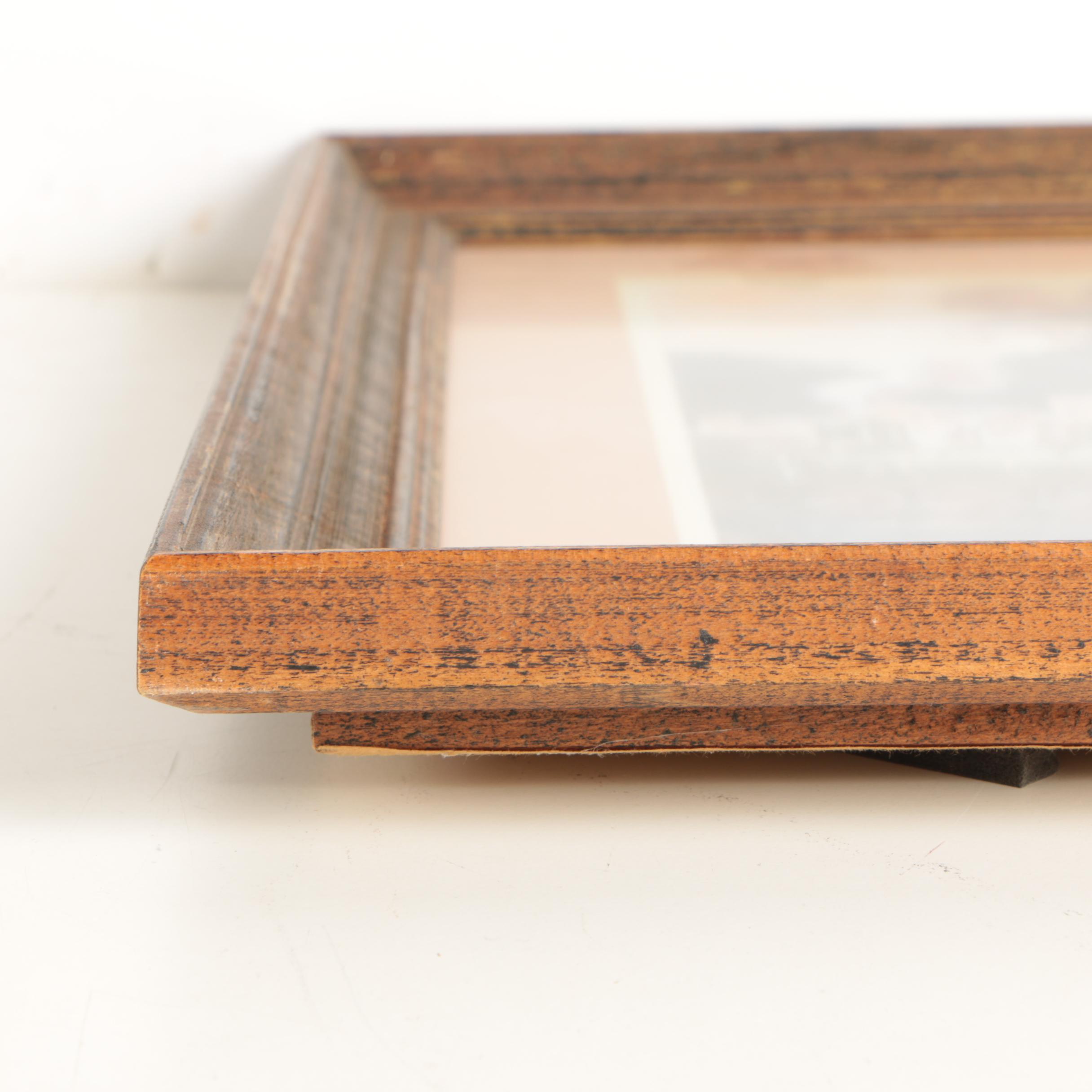 Otto Kuhler Offset Lithographs Featuring "Big Mountains Little Engines"