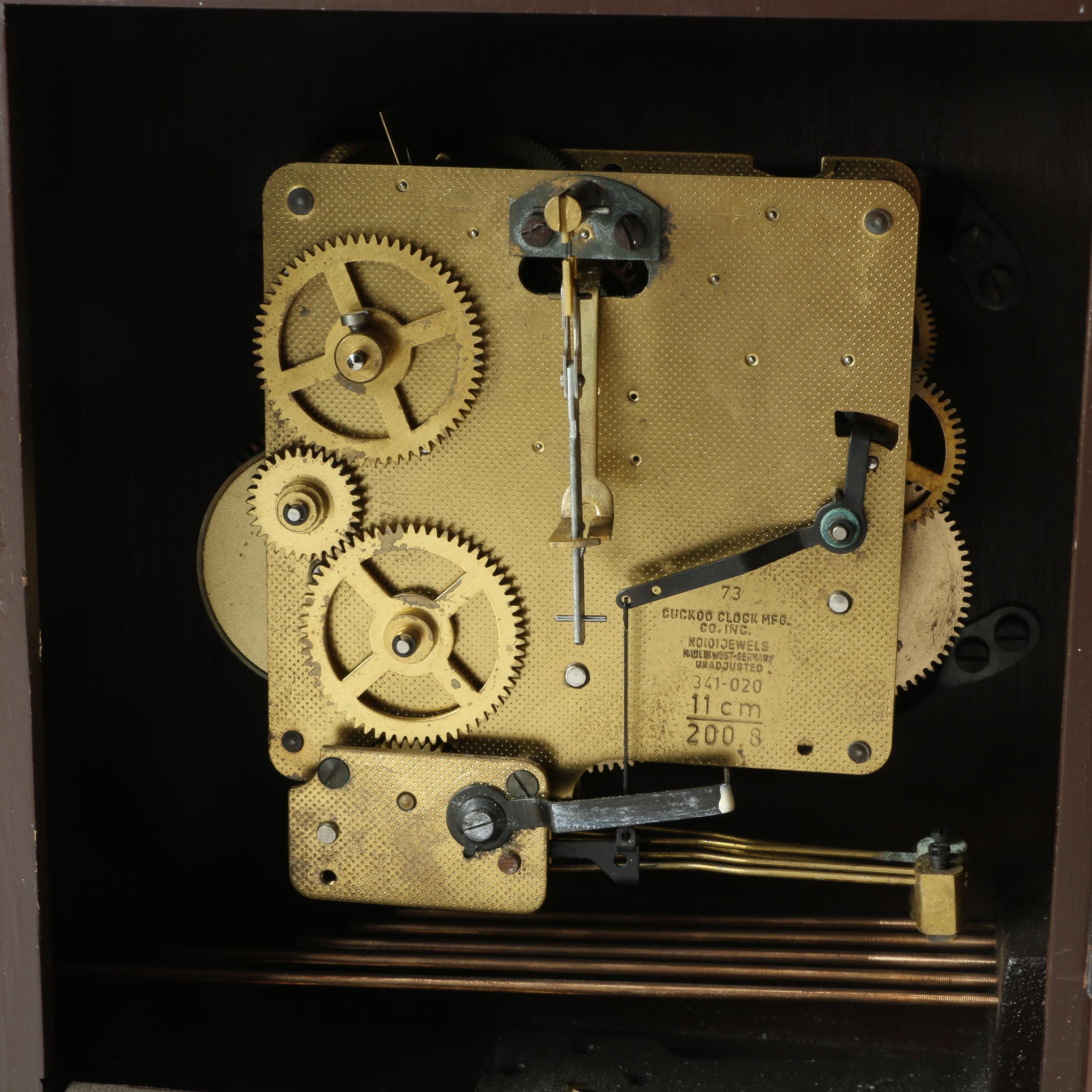 Linden Chiming Wood Mantel Clock