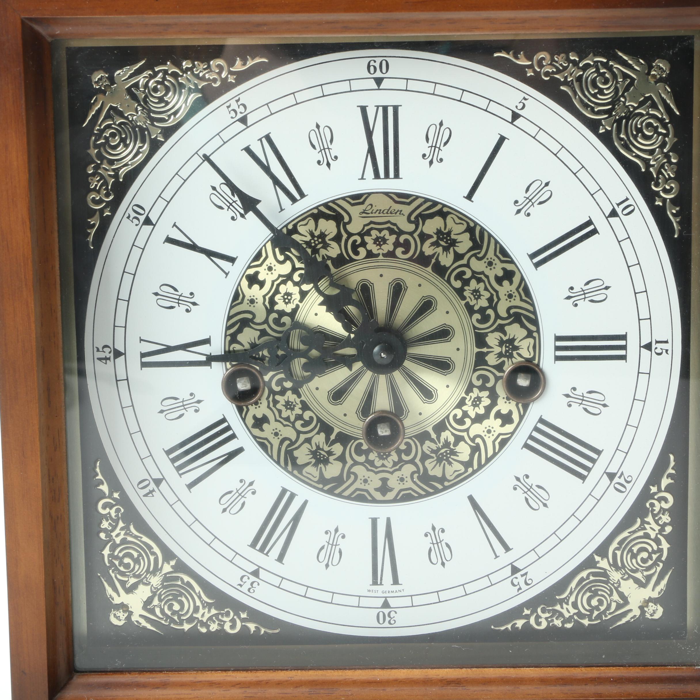 Linden Chiming Wood Mantel Clock