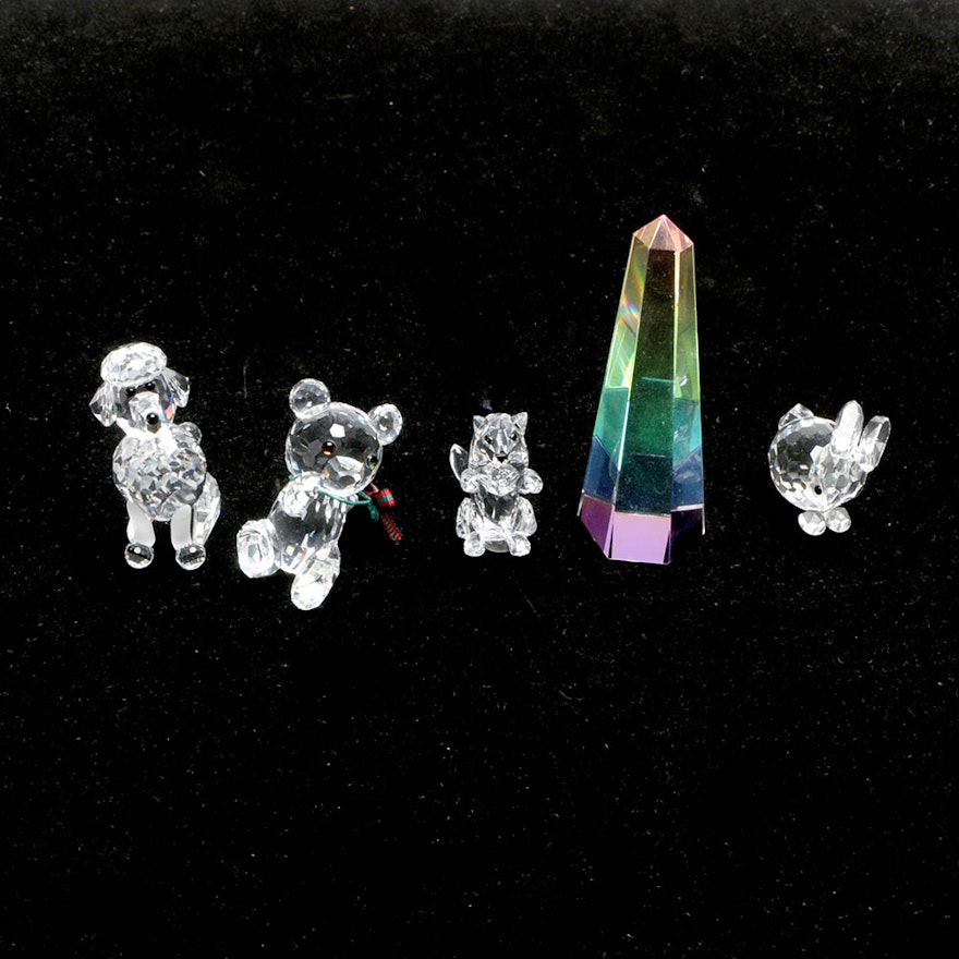 Collection of Swarovski with Iris Arc Crystal Figurines