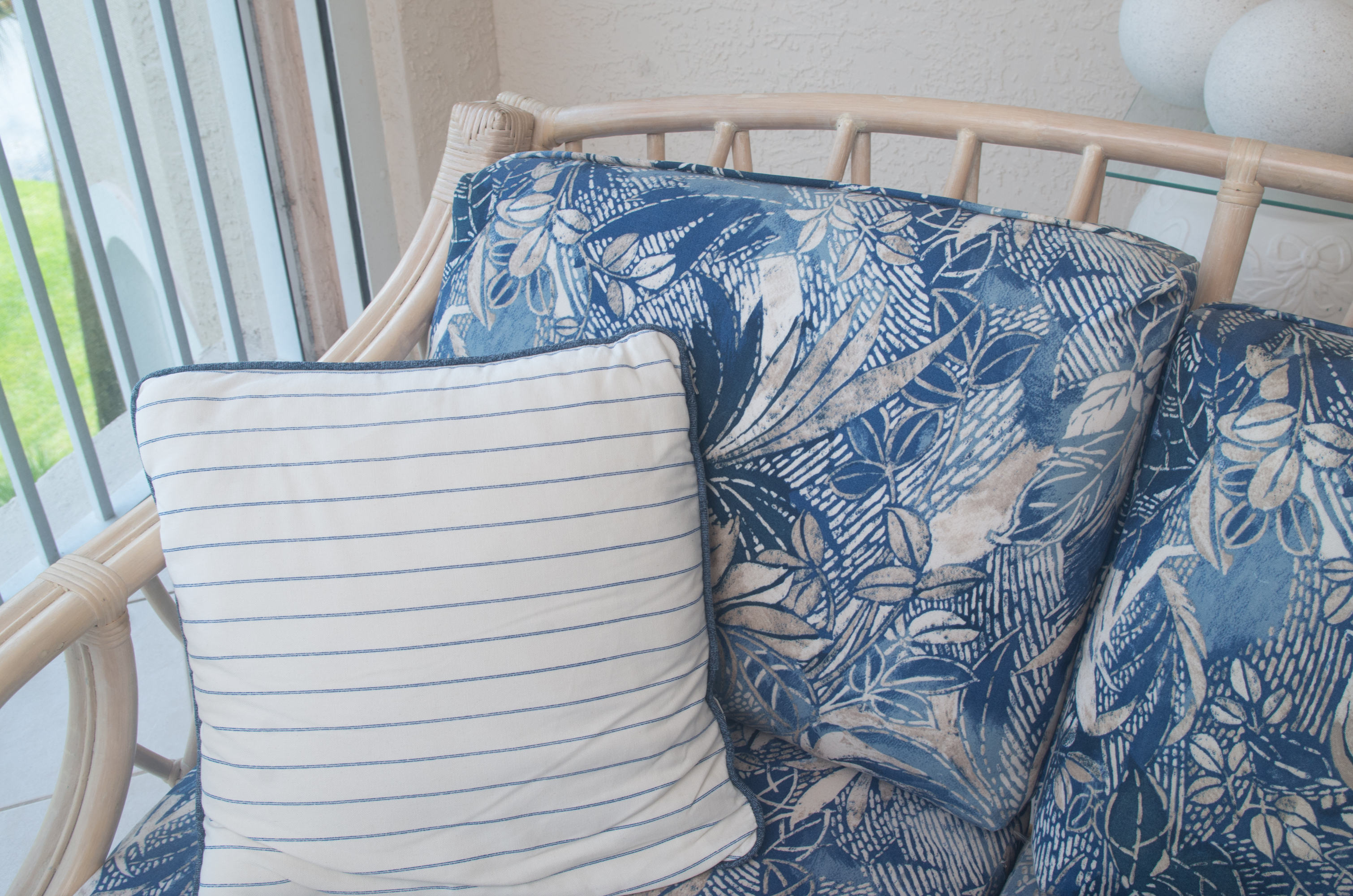 Benwood Bamboo Style Outdoor Sofa