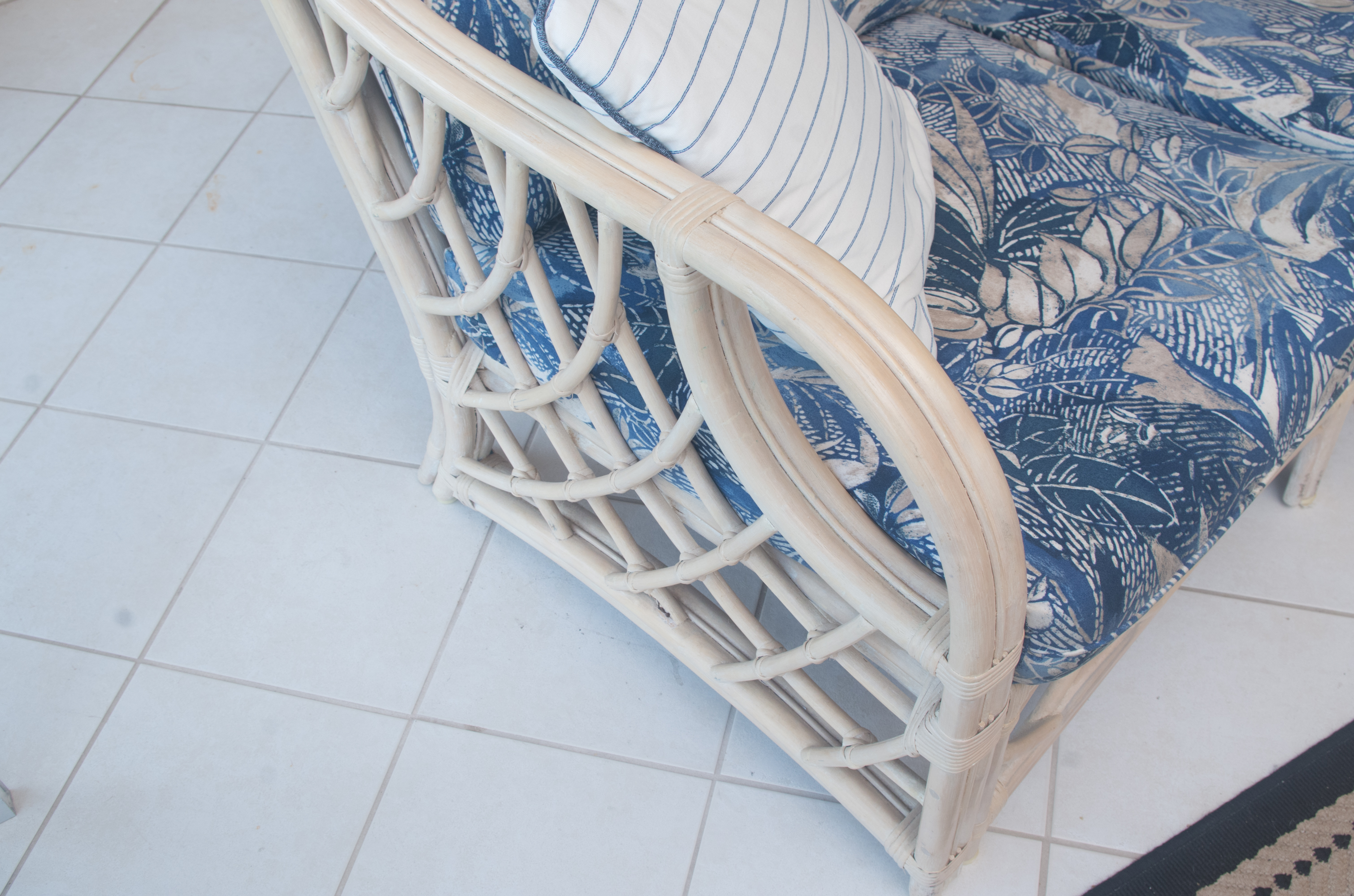 Benwood Bamboo Style Outdoor Sofa