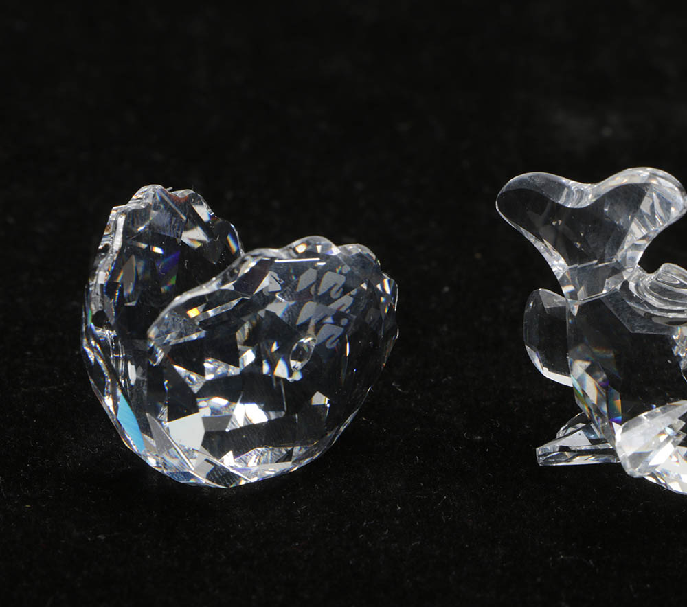 Swarovski Miniature Crystal Animal Figurines