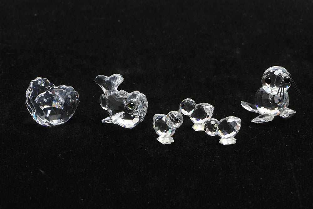 Swarovski Miniature Crystal Animal Figurines