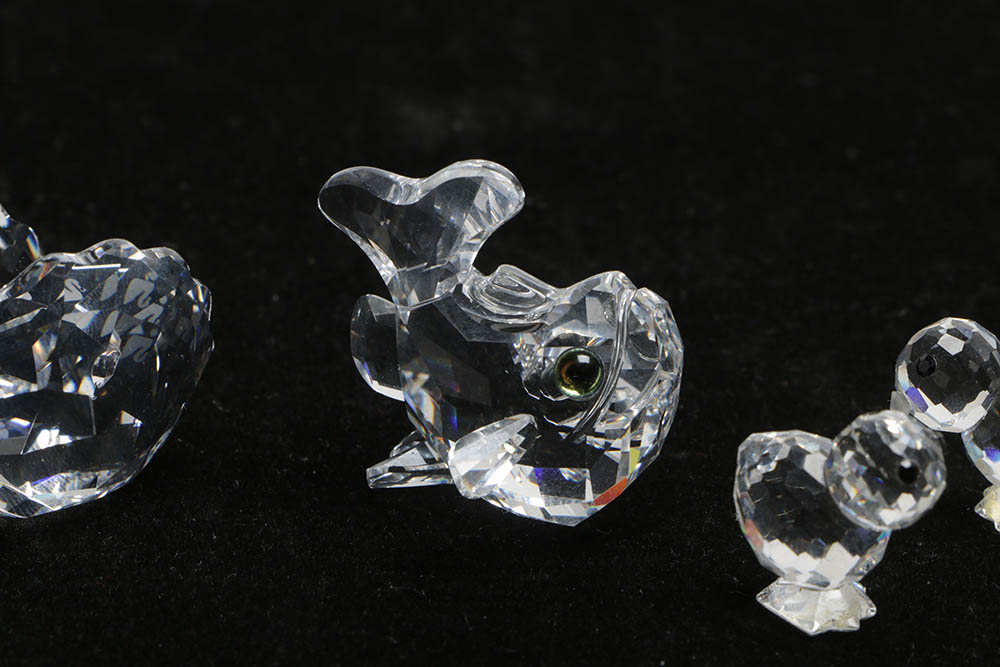 Swarovski Miniature Crystal Animal Figurines