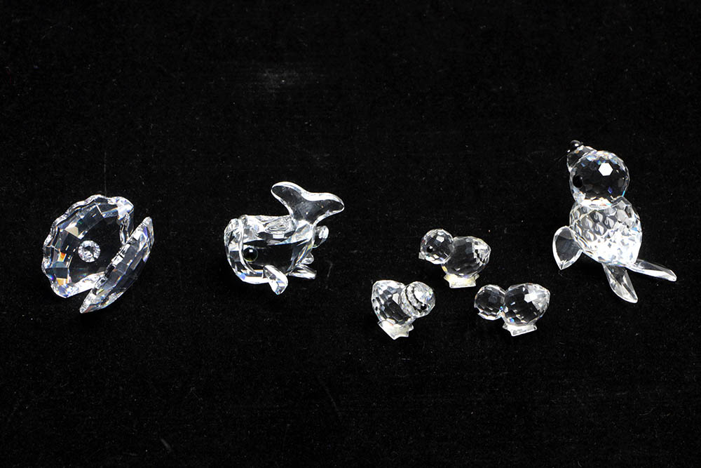 Swarovski Miniature Crystal Animal Figurines