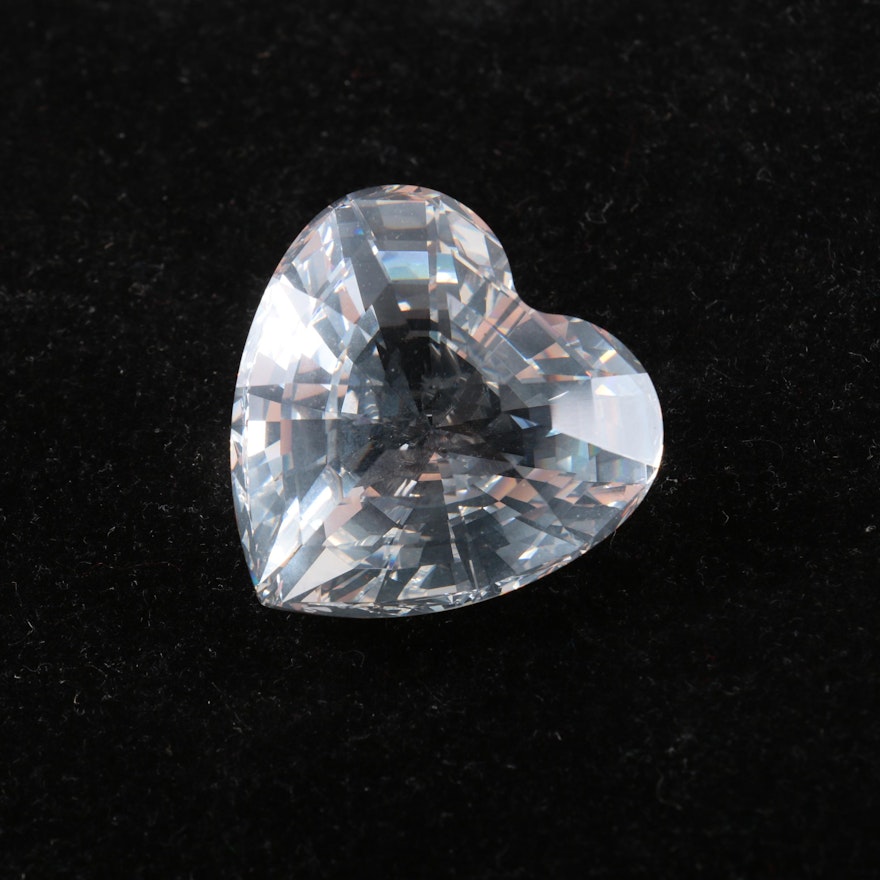 Swarovski Crystal Heart Figurine