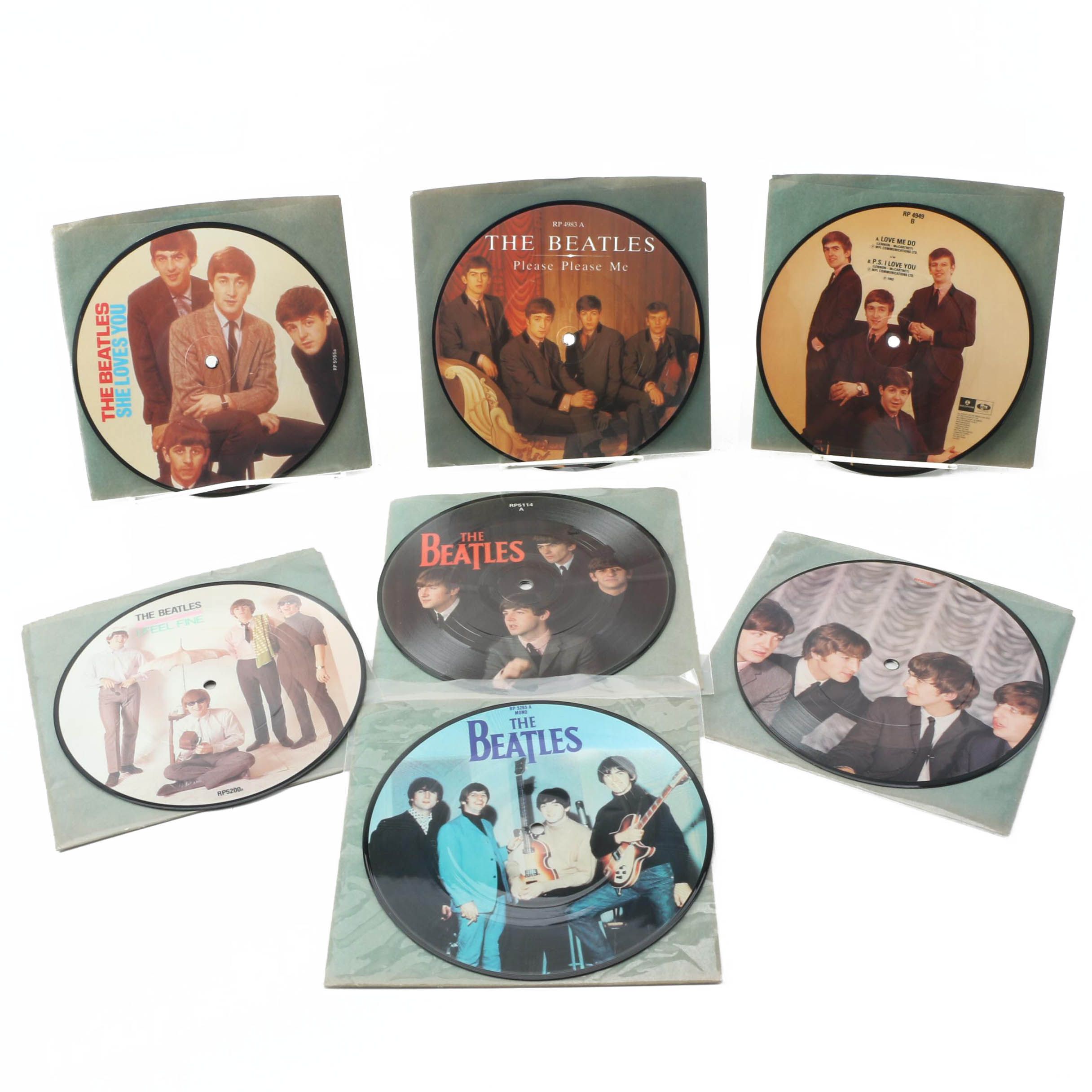 The Beatles 20th Anniversary UK Picture Disc Records