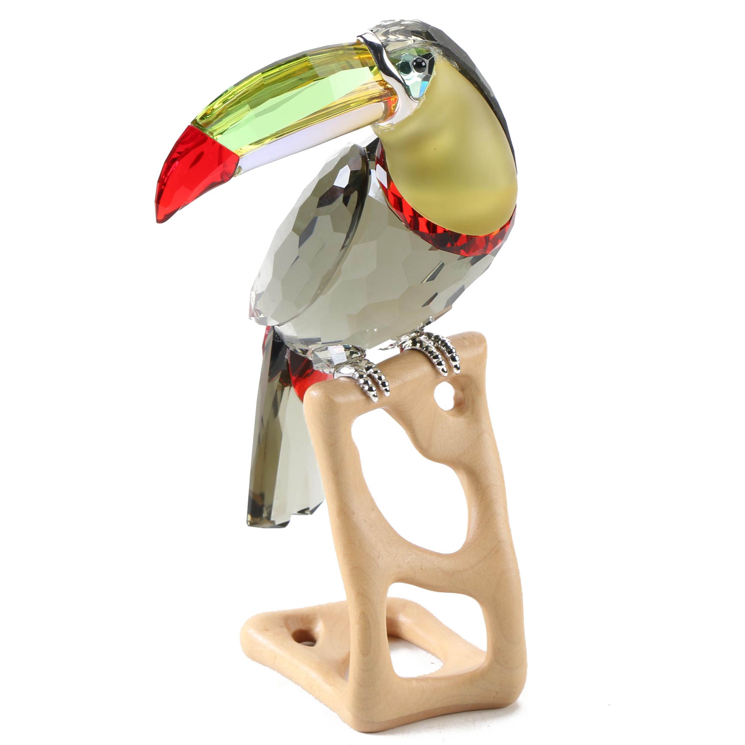 Swarovski Crystal "Black Diamond Toucan" Figurine