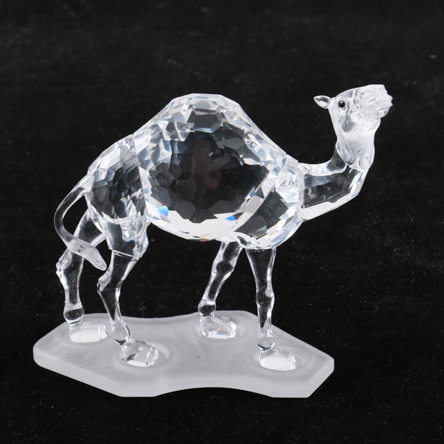 Swarovski Crystal Camel Figurine with Box